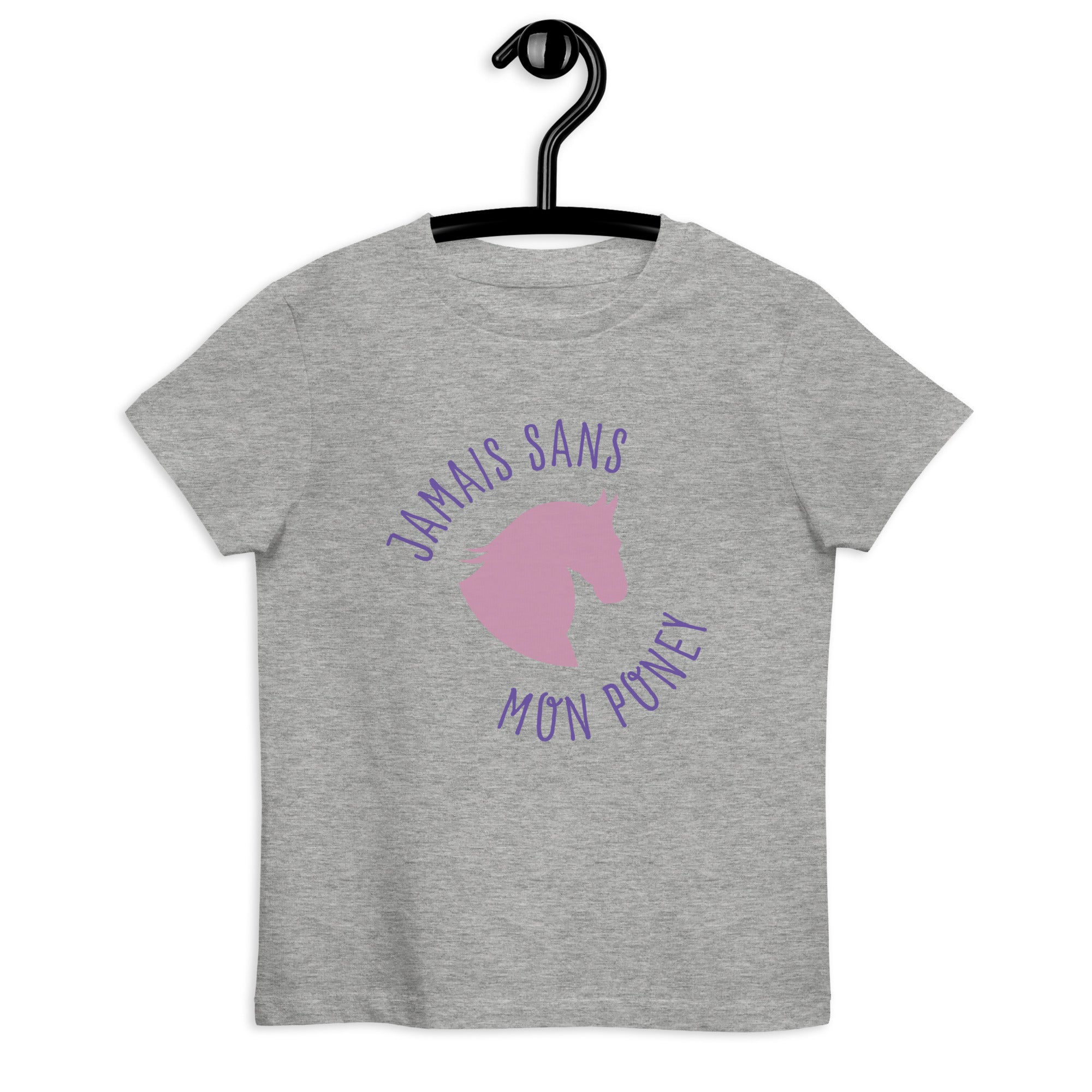 Jamais sans mon poney - T-shirt en coton bio Enfant