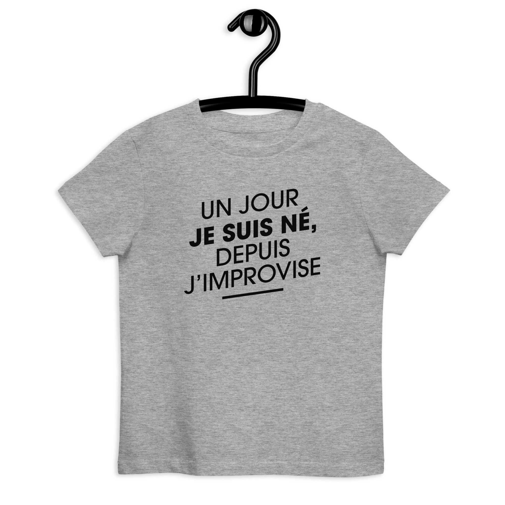 Un jour je suis né - T-shirt en coton bio enfant