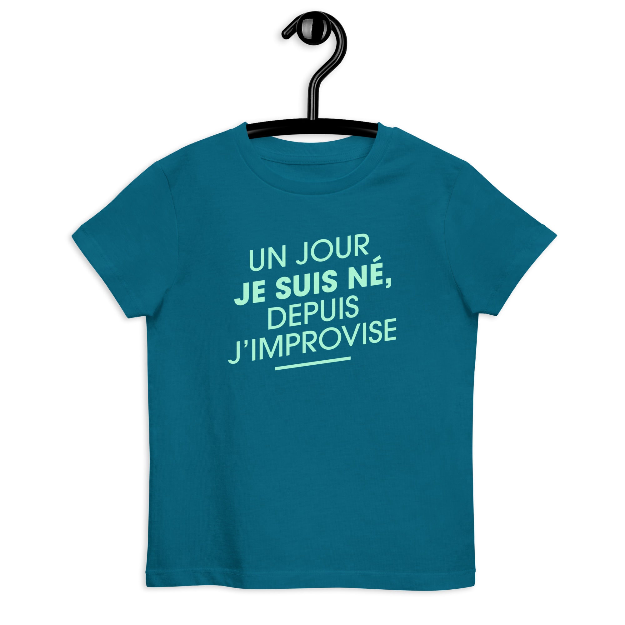 Un jour je suis né - T-shirt en coton bio enfant