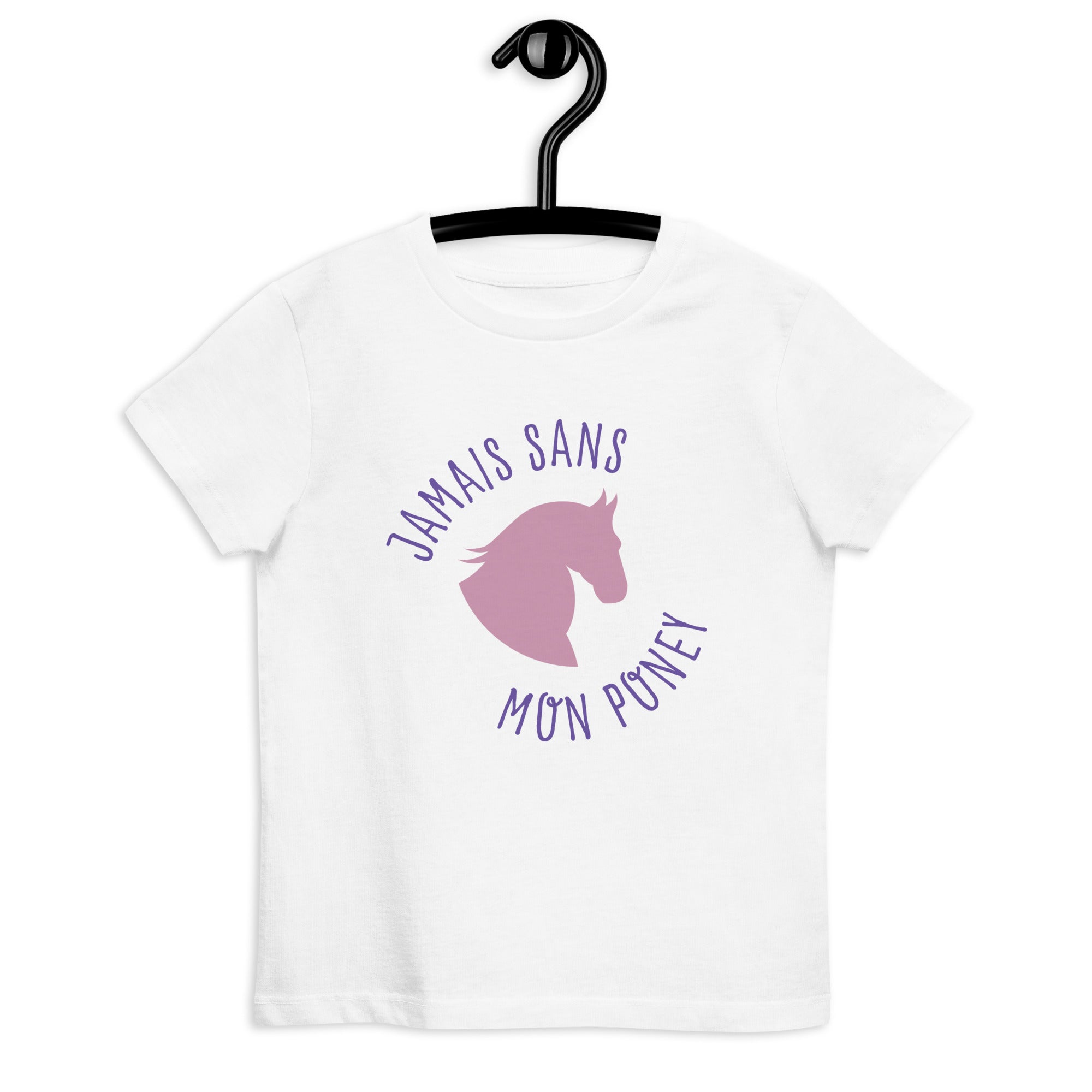 Jamais sans mon poney - T-shirt en coton bio Enfant