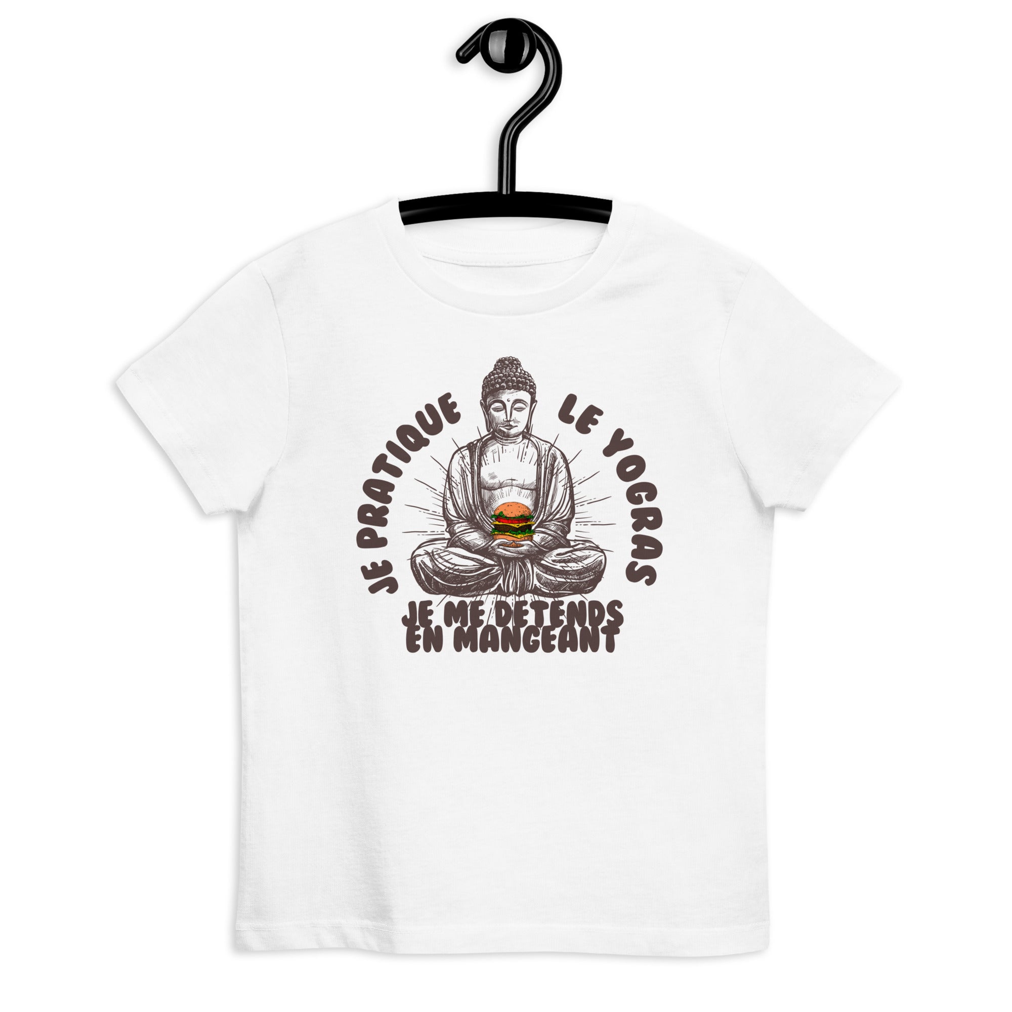 Je pratique le yogras - T-shirt en coton bio enfant
