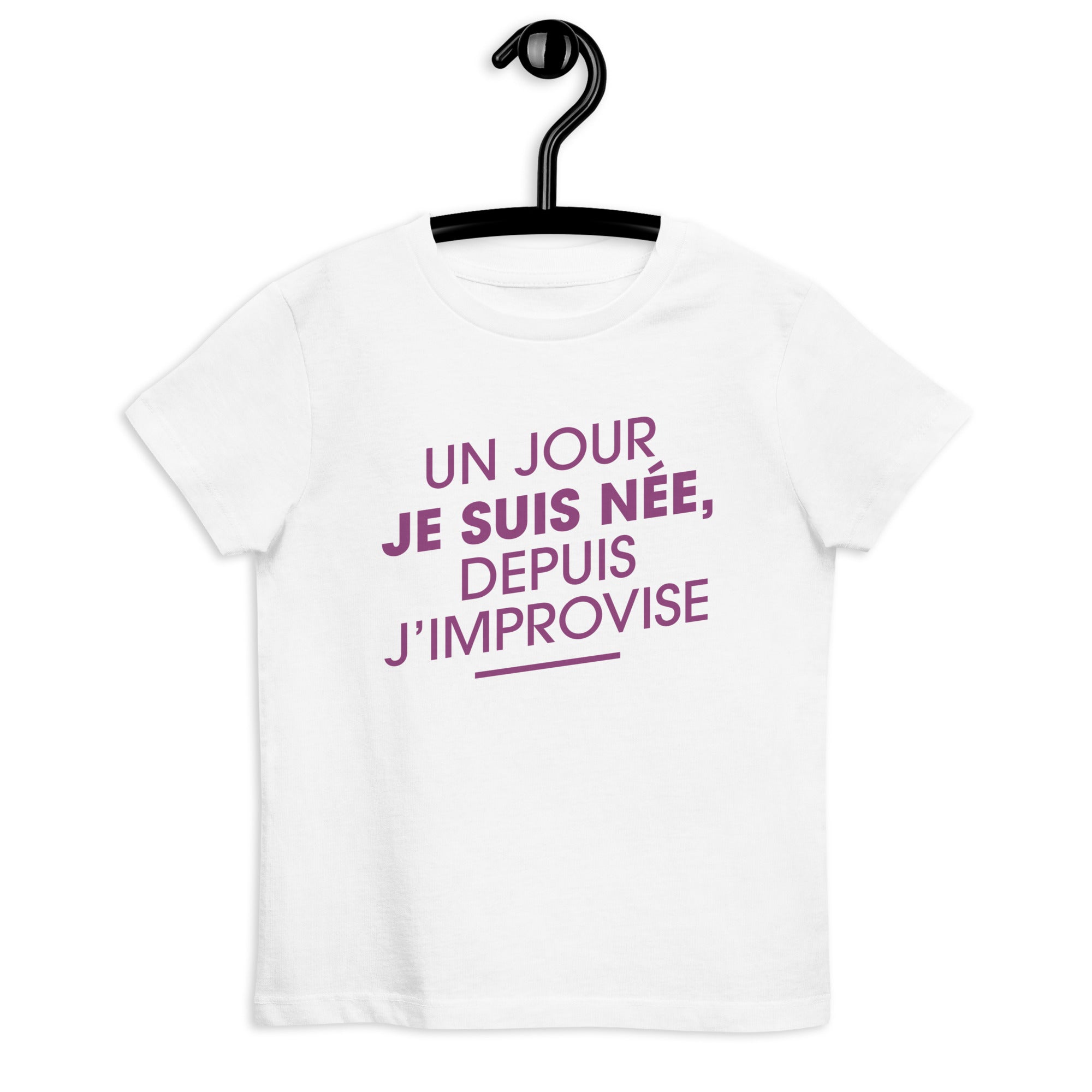 Un jour je suis née - T-shirt en coton bio enfant
