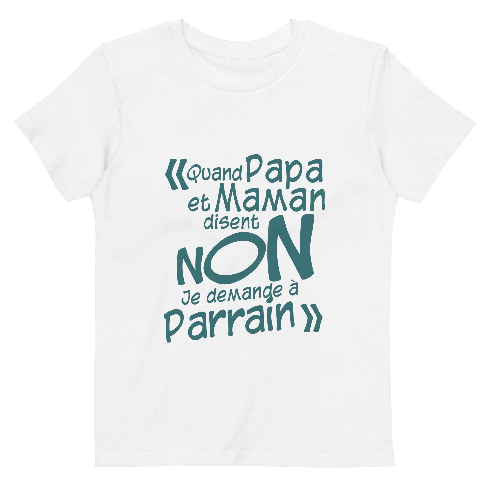 Je demande à parrain - T-shirt en coton bio enfant