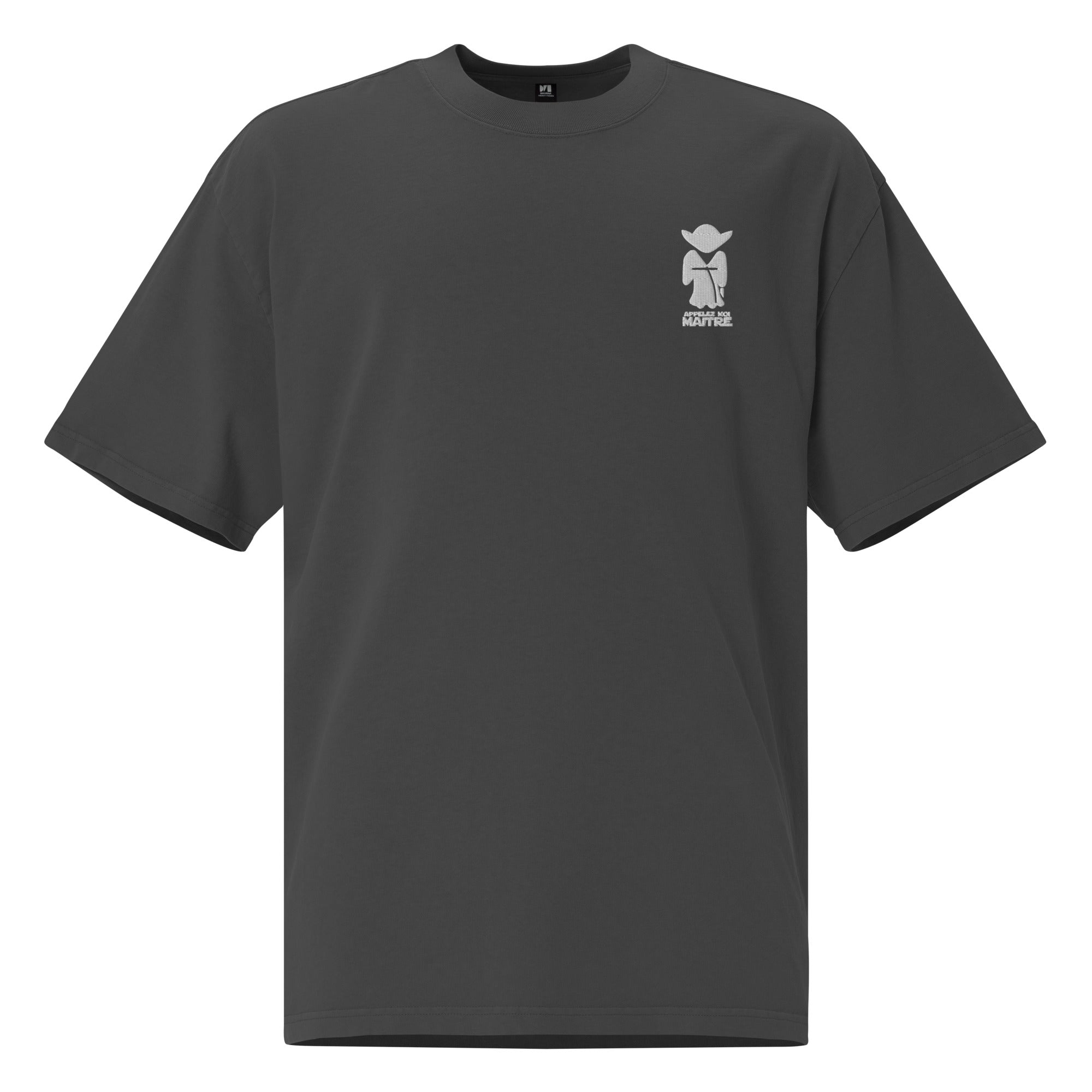 Appelez moi maitre - T-shirt oversize délavé - Brodé