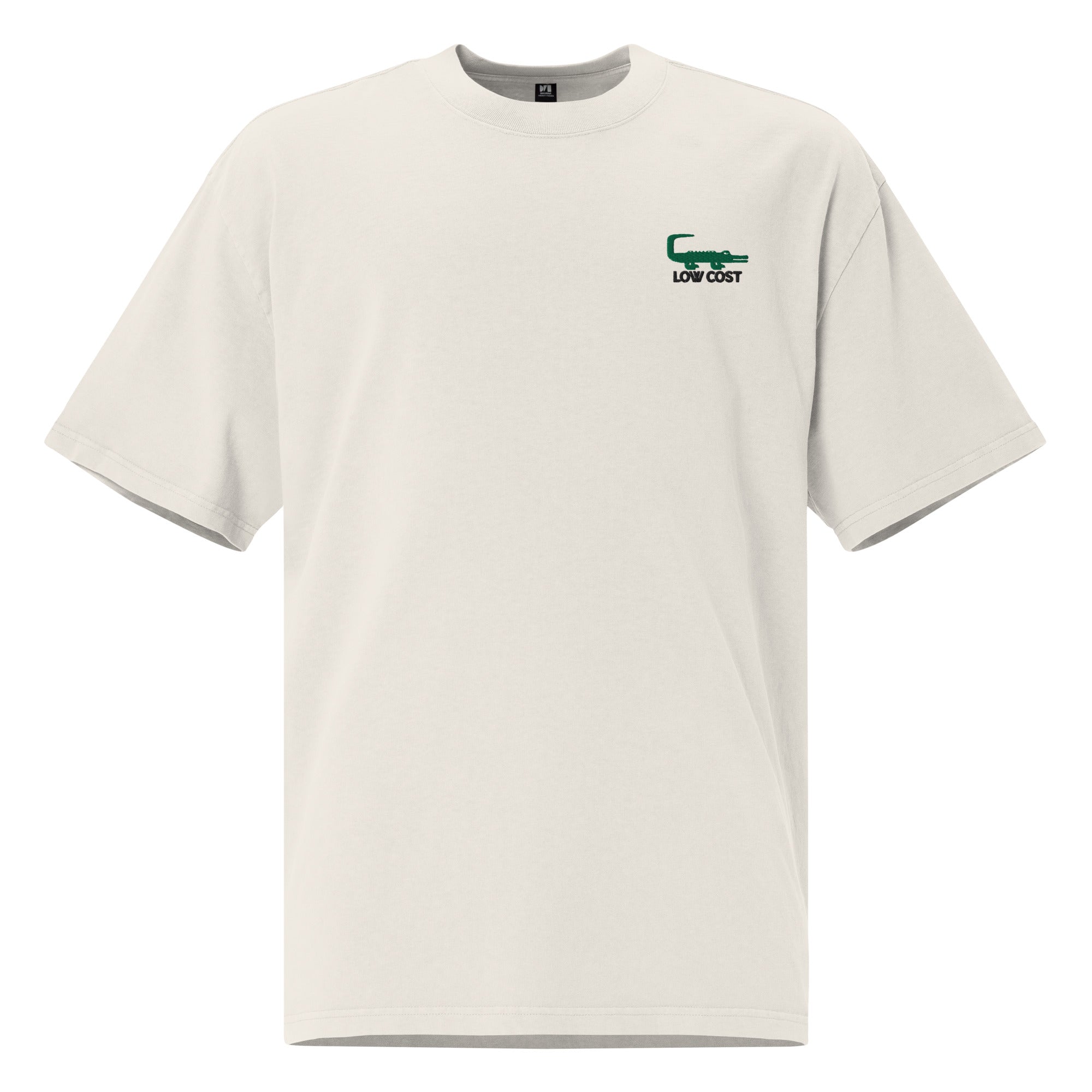 Lowcost - T-shirt oversize délavé - Brodé