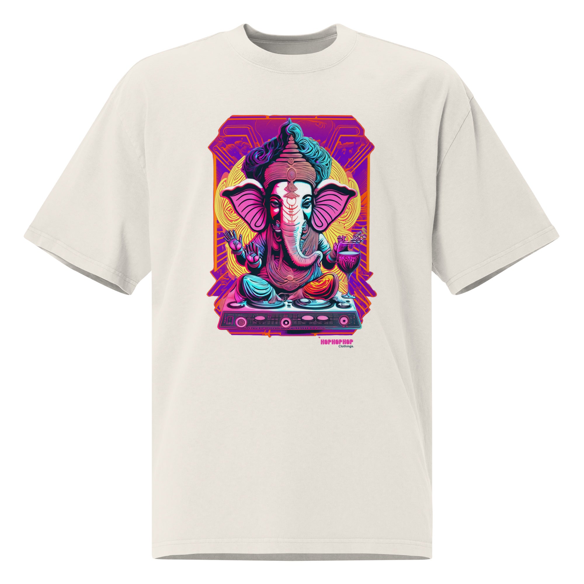 Hop Hop Hop - DVS - Ganesh Goa Vinas - T-shirt oversize délavé