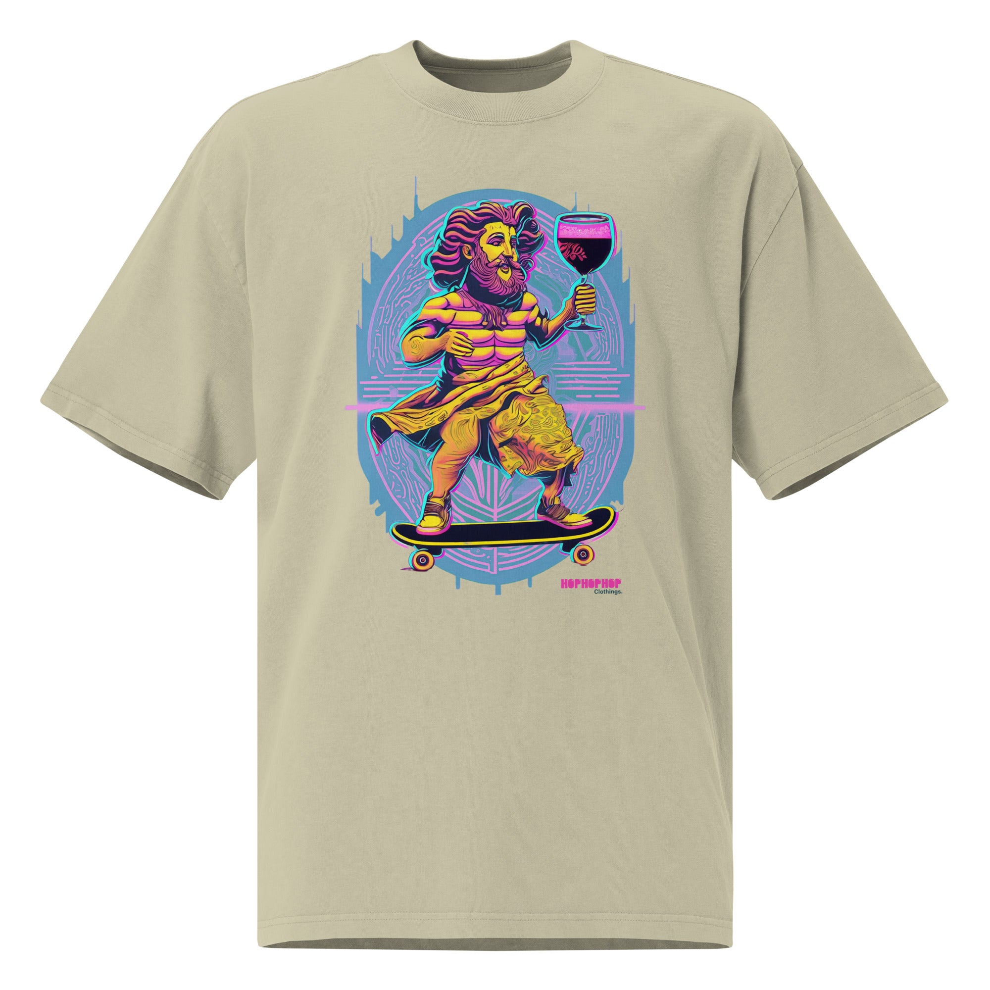 Hop Hop Hop - DVS - Bacchus Rider - T-shirt oversize délavé