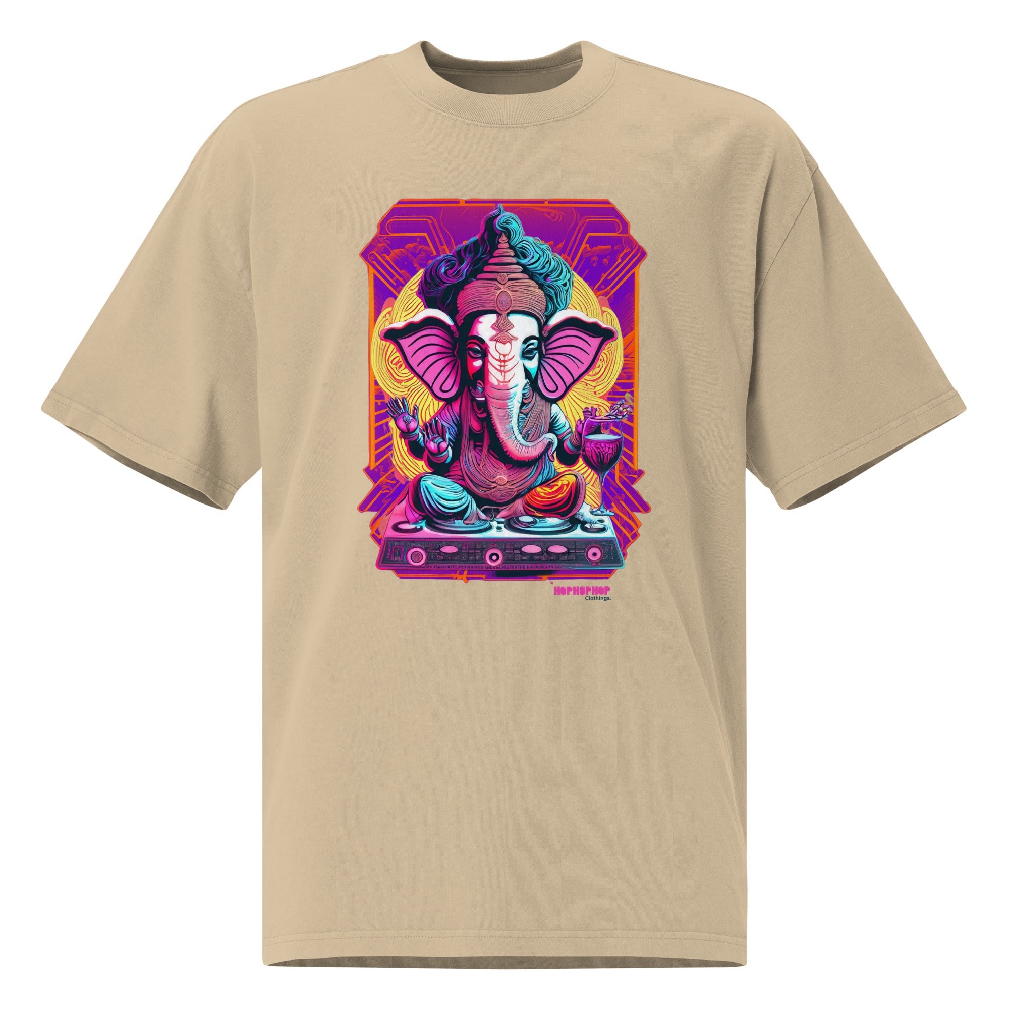 Hop Hop Hop - DVS - Ganesh Goa Vinas - T-shirt oversize délavé