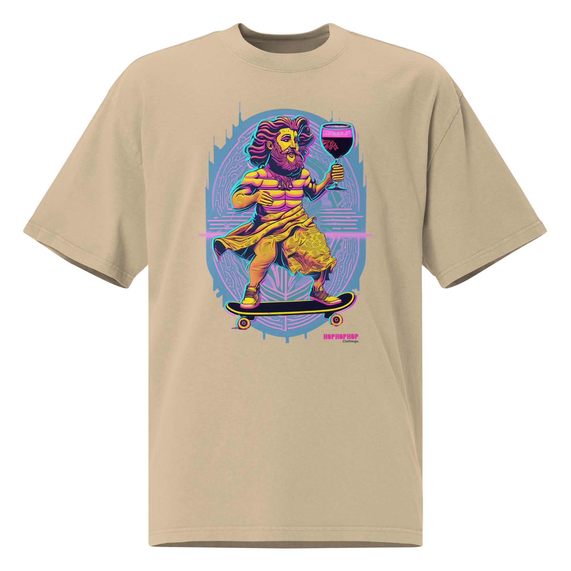 Hop Hop Hop - DVS - Bacchus Rider - T-shirt oversize délavé