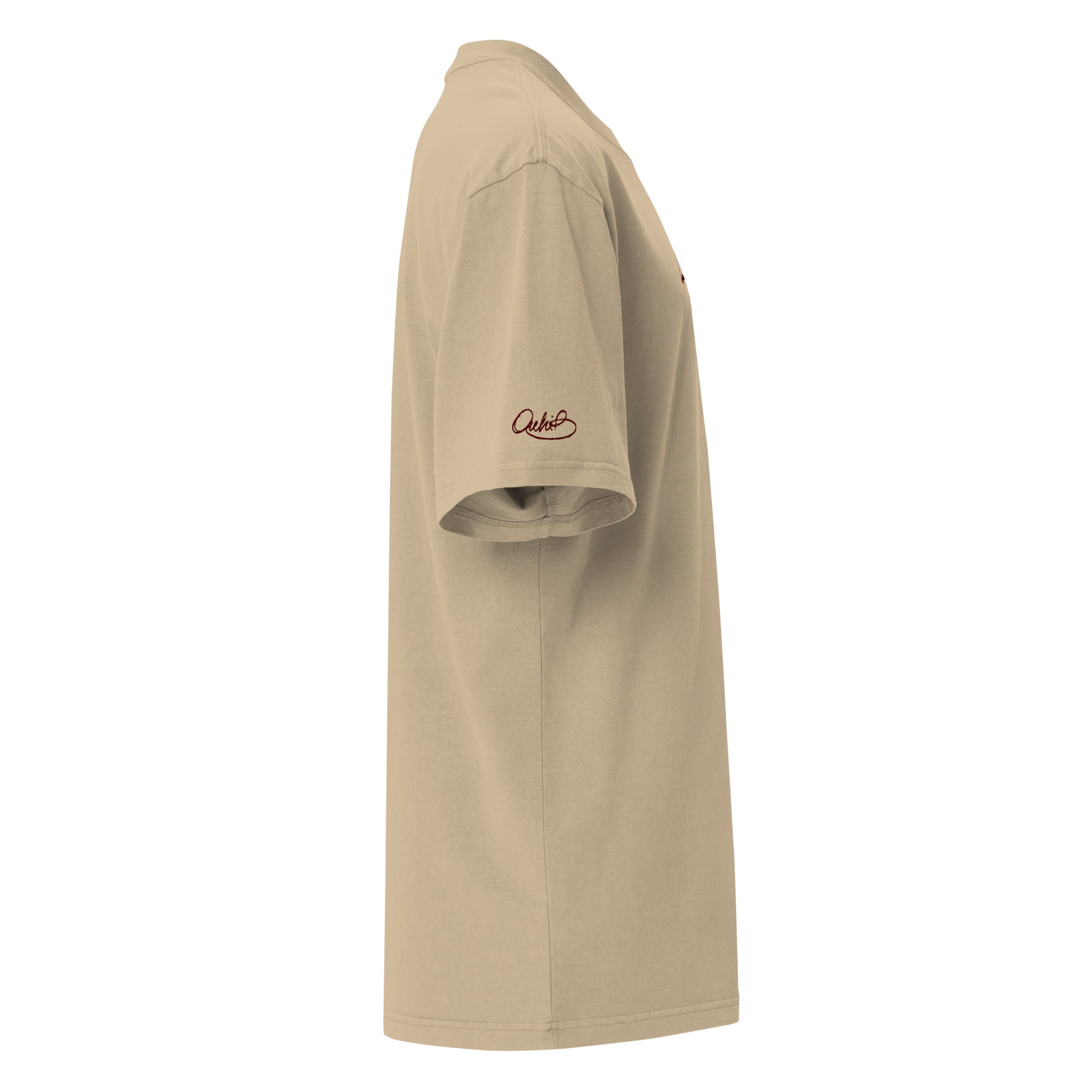 Coeur de Pik - OuhiB - T-shirt oversize délavé - Brodé centre et manche