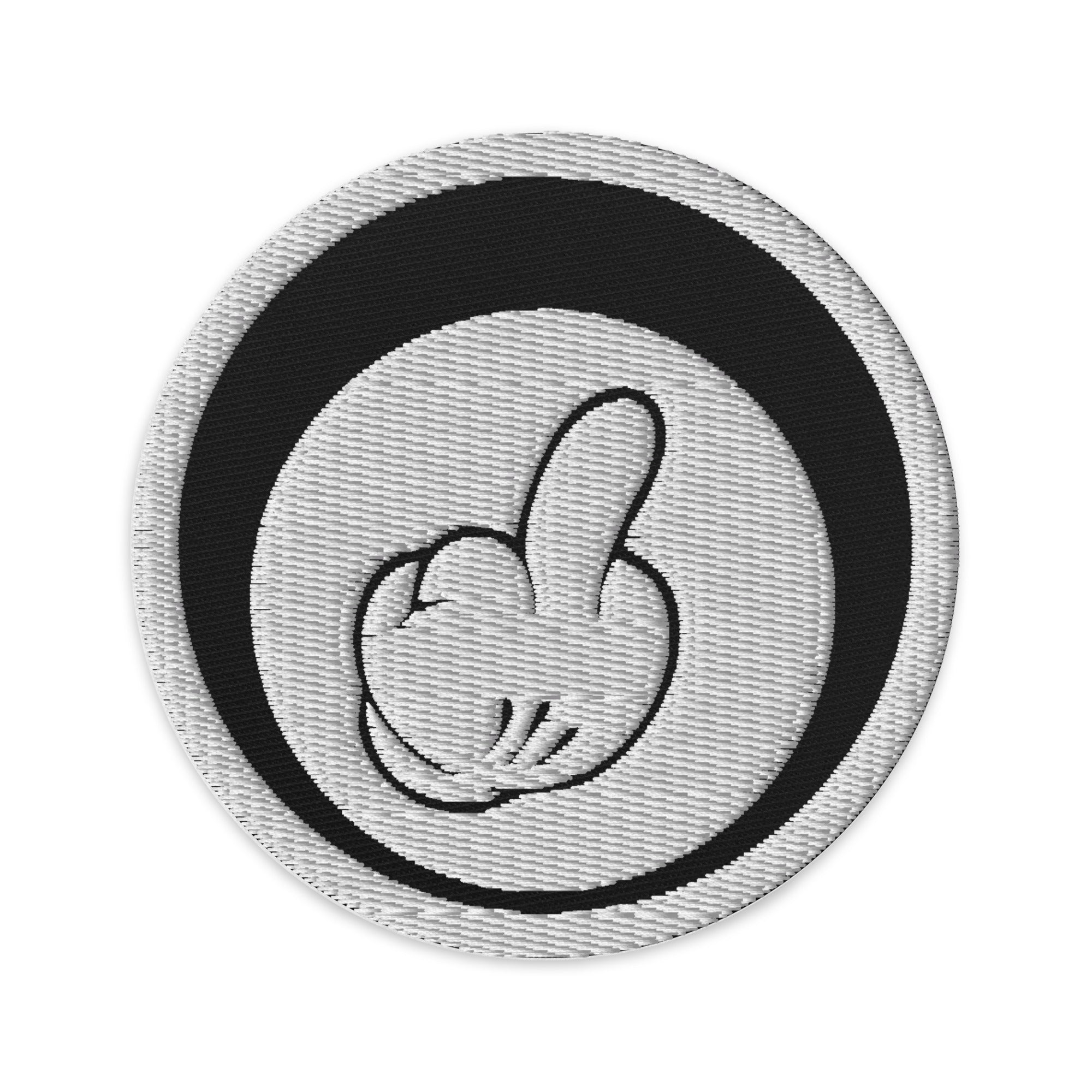 patch-brode-fuck-mickey-noir-gris