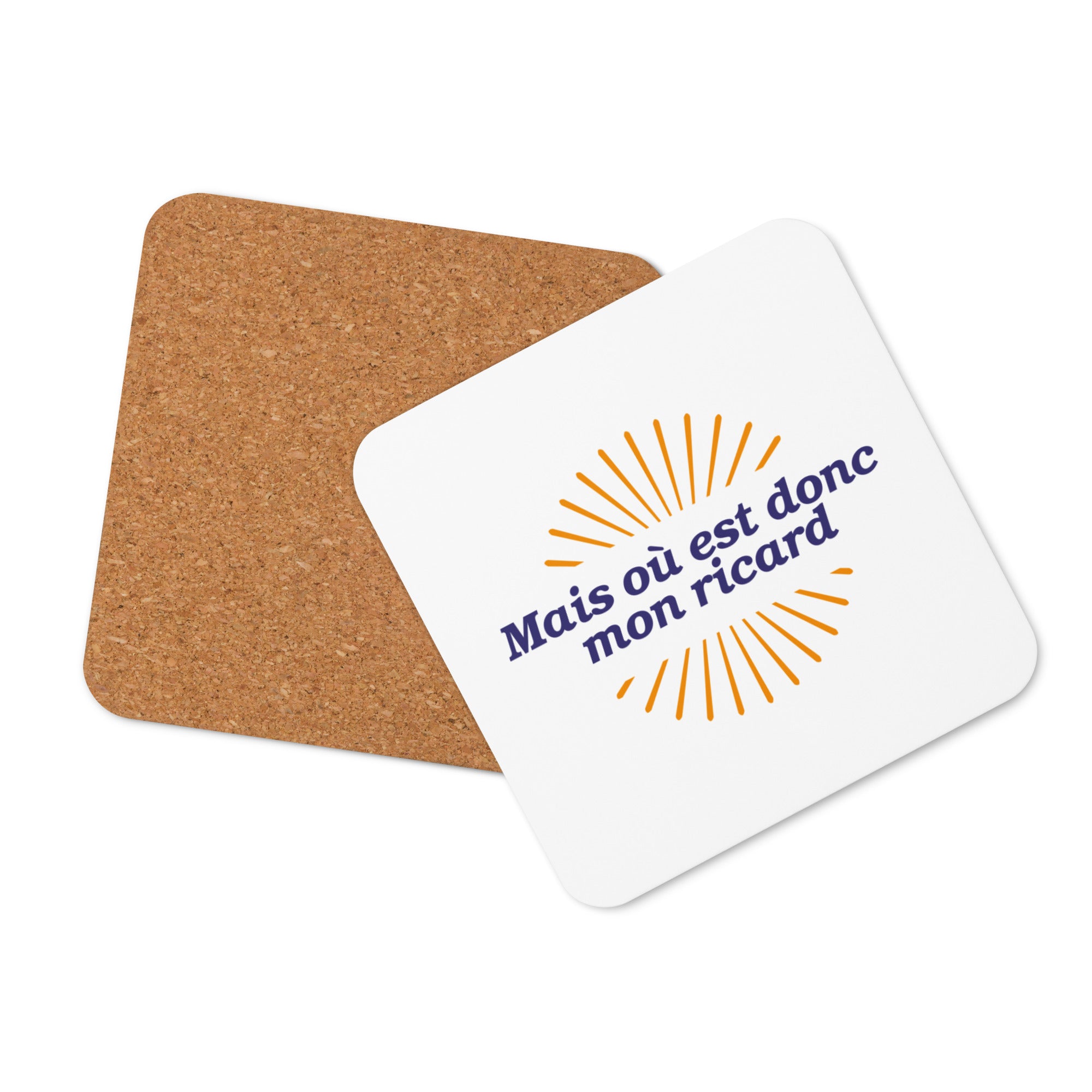 Mais où est donc mon Ricard - Sous-verres en liège