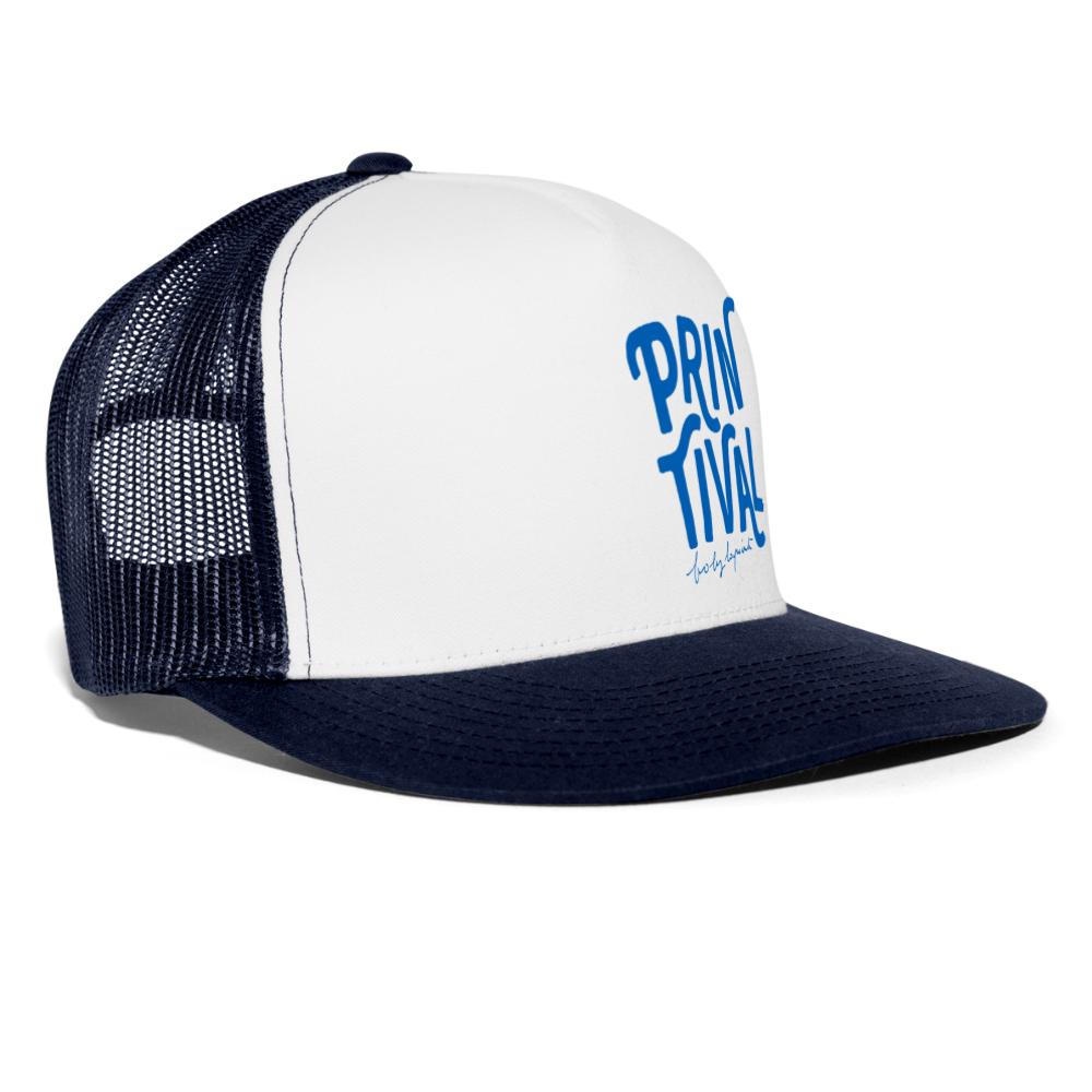 Printival - Pro - Casquette Trucker - blanc/marine