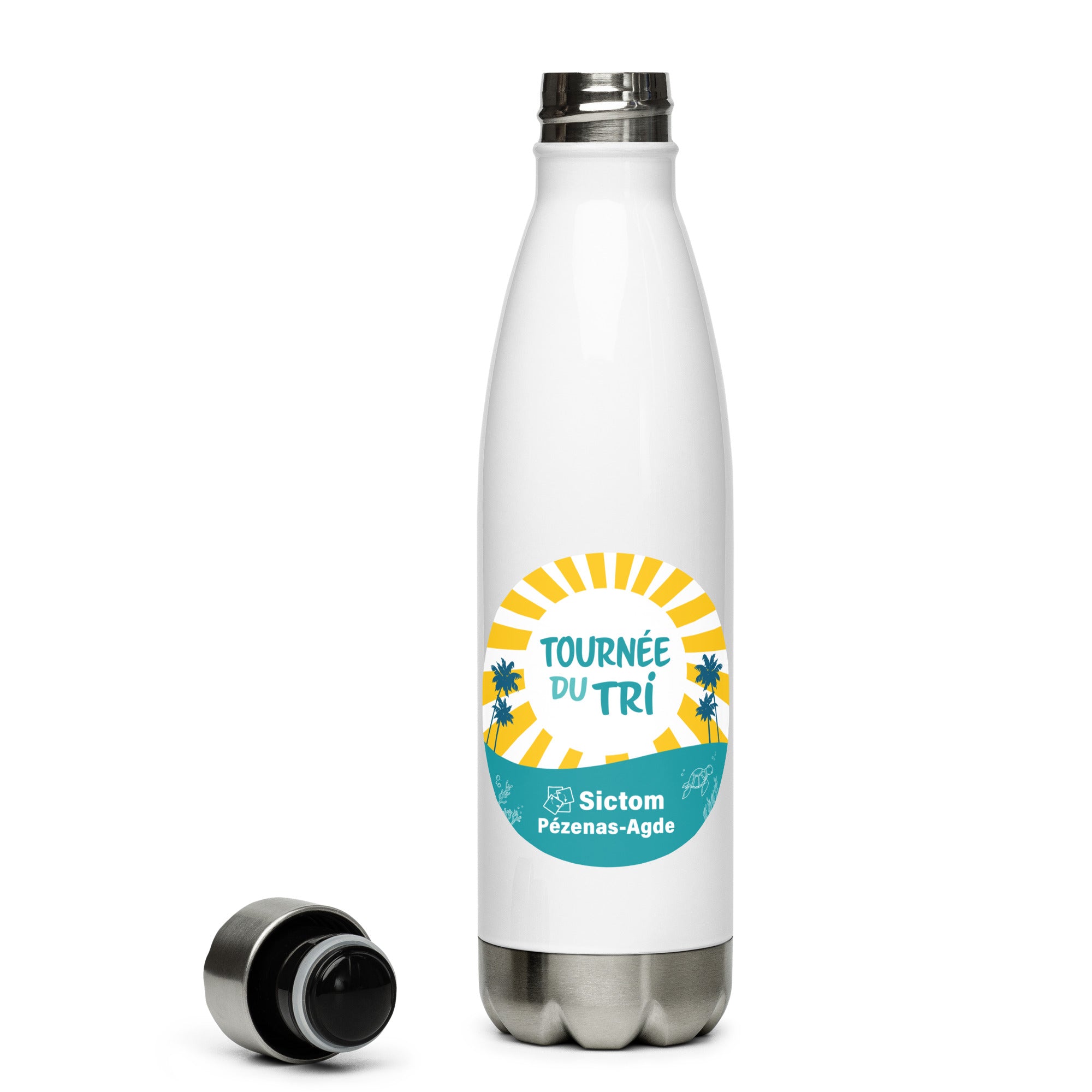 Sictom Op été - Gourde en acier inoxydable