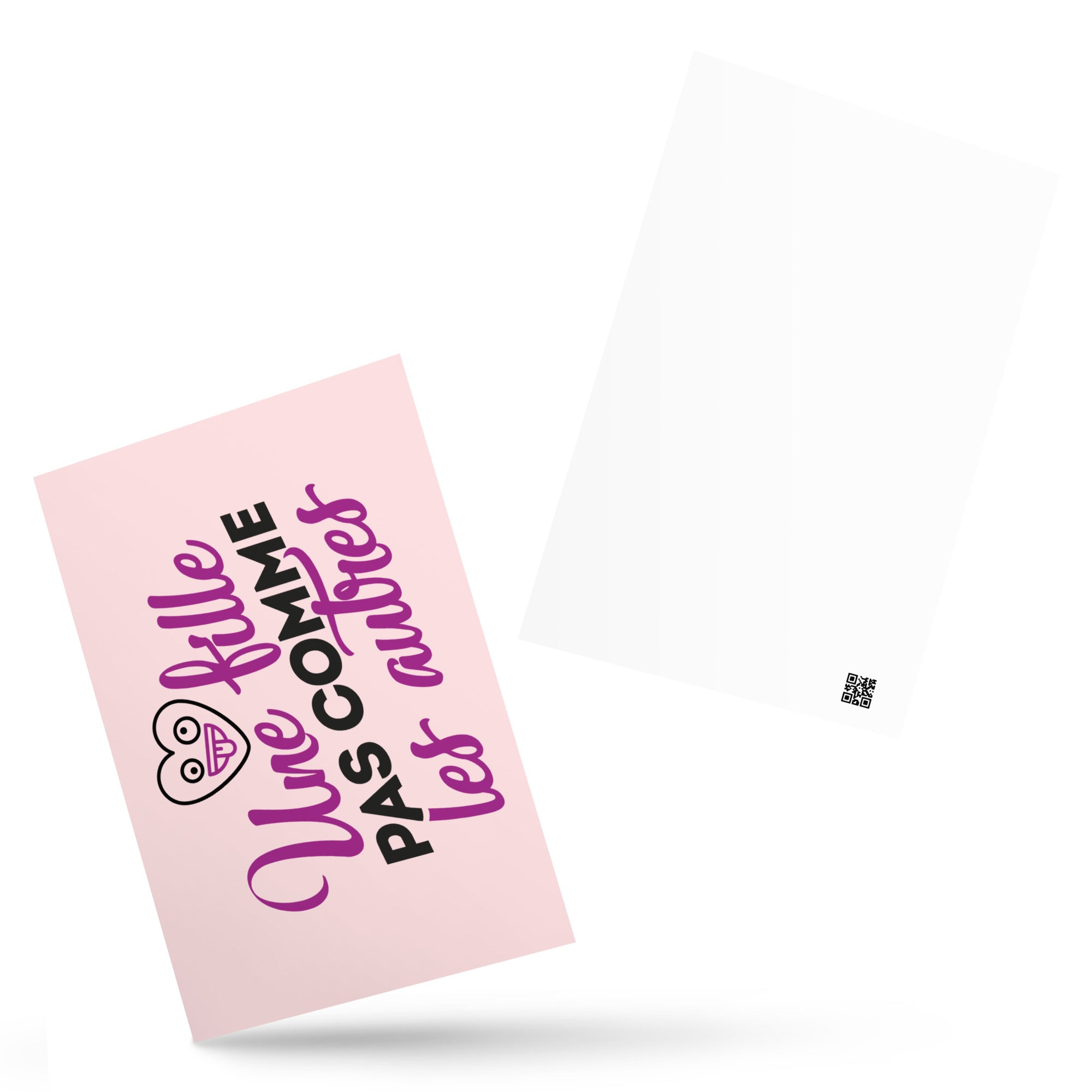 Fille pas comme les autres - Carte postale standard