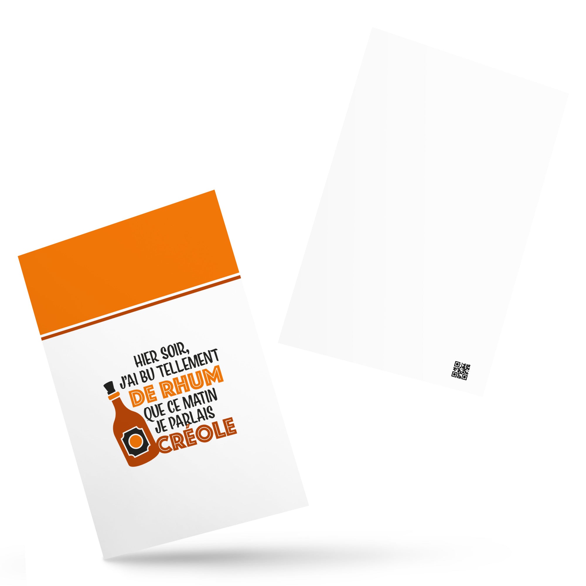 Rhum Créole - Carte postale standard