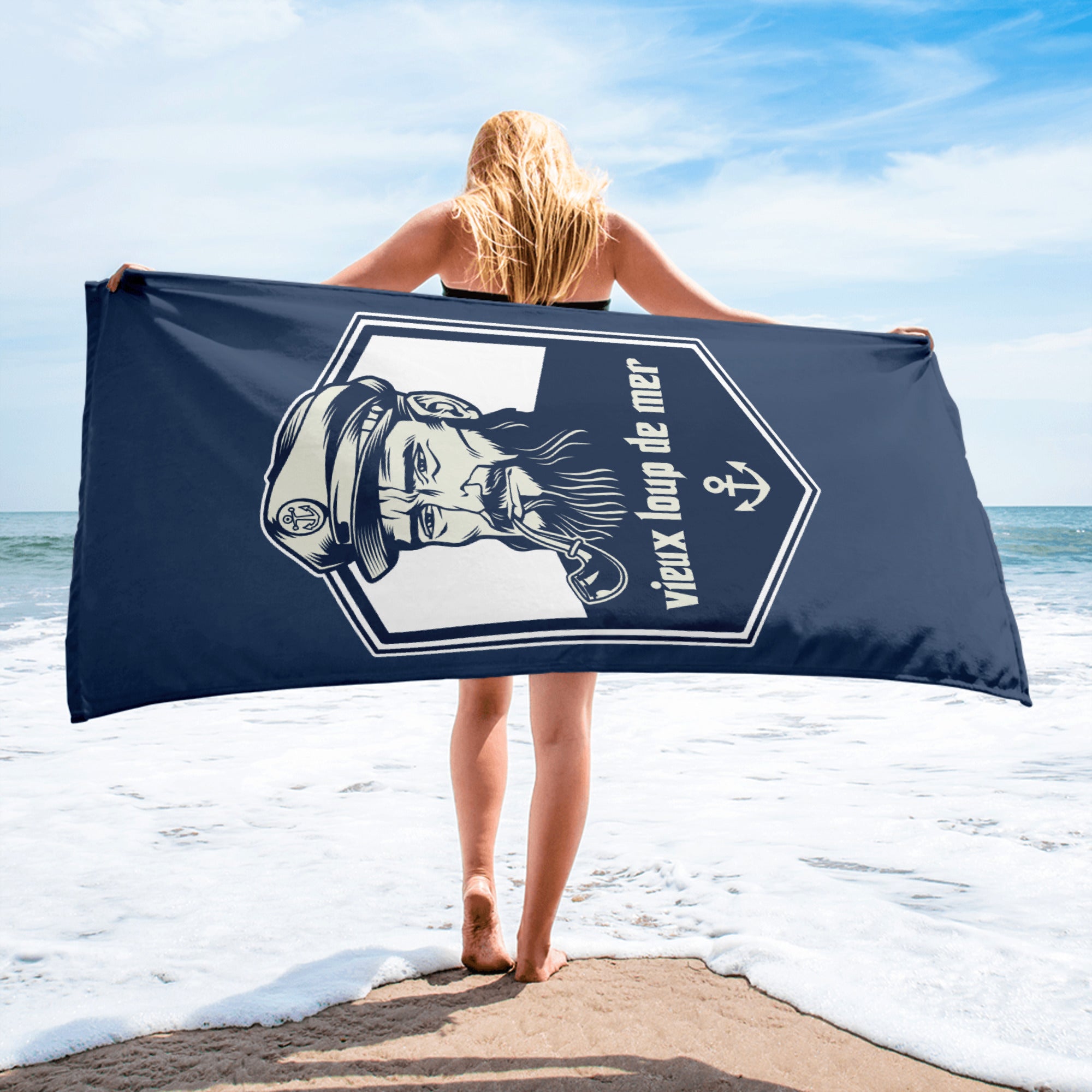 Vieux loup de mer - Serviette