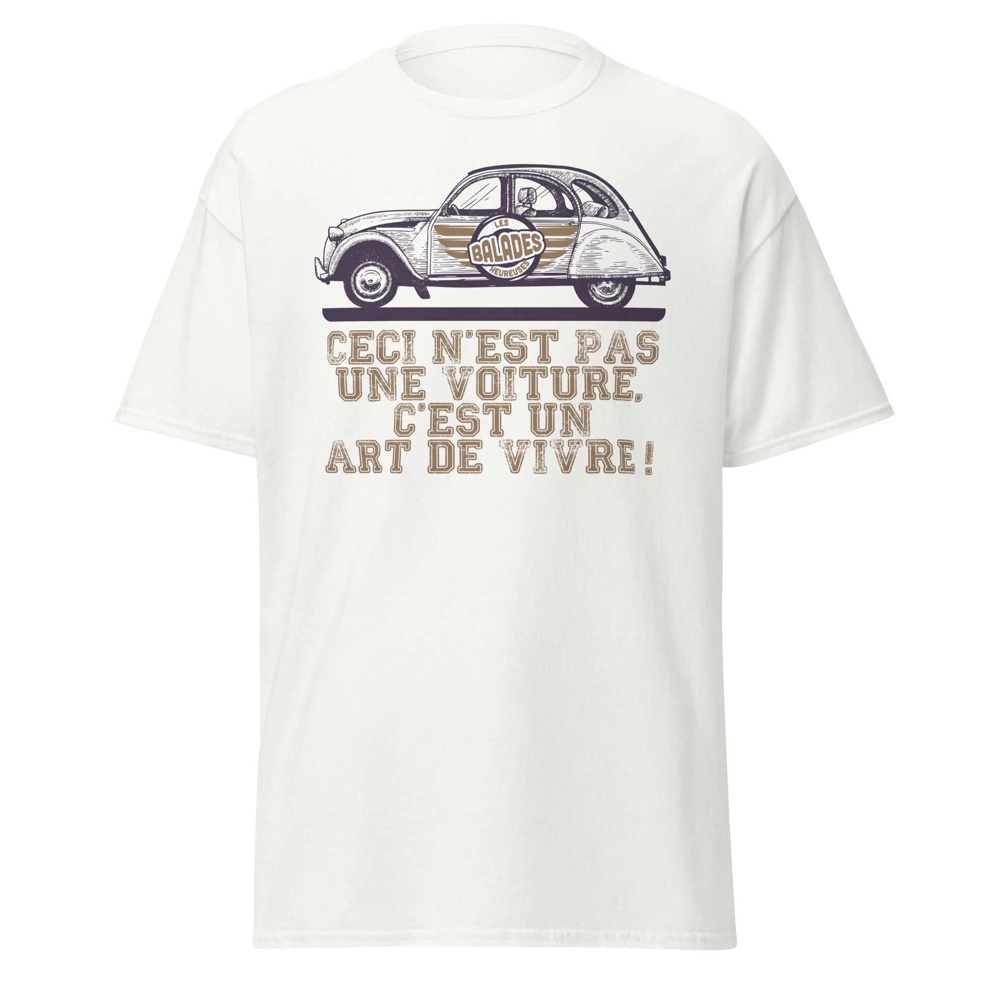 Les Balades Heureuses - 2CV - T-shirt 2CV classique homme