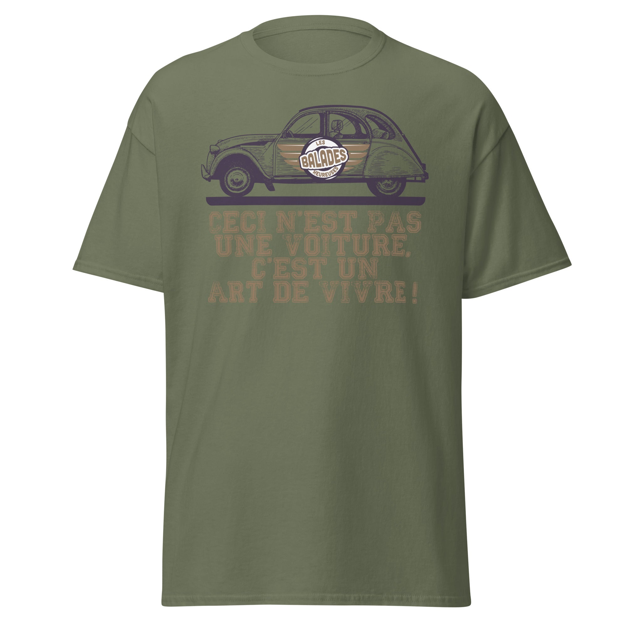 Les Balades Heureuses - 2CV - T-shirt 2CV classique homme