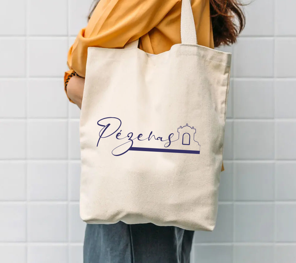 Pézenas - Tote bag sérigraphie 1 couleur