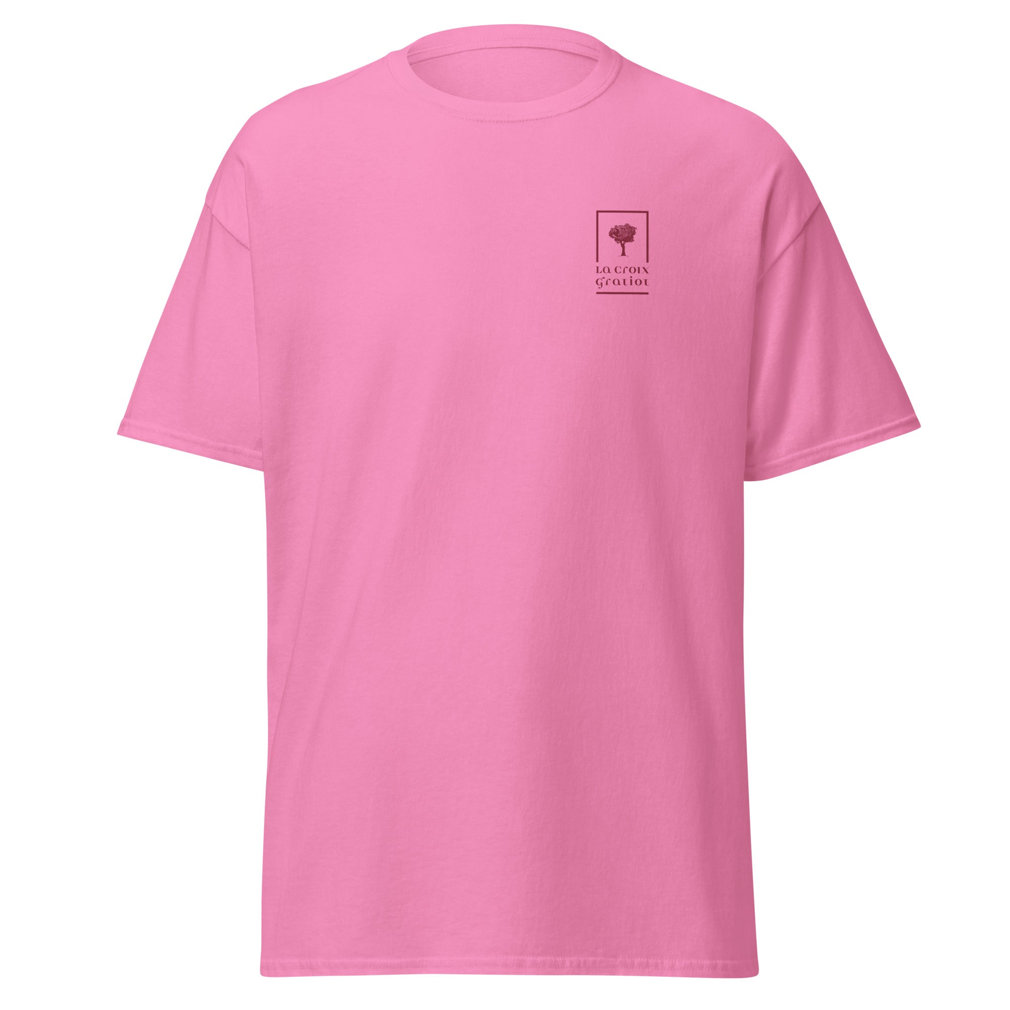 La Croix Gratiot - T-shirt classique unisexe - 2 marquages : Coeur et dos