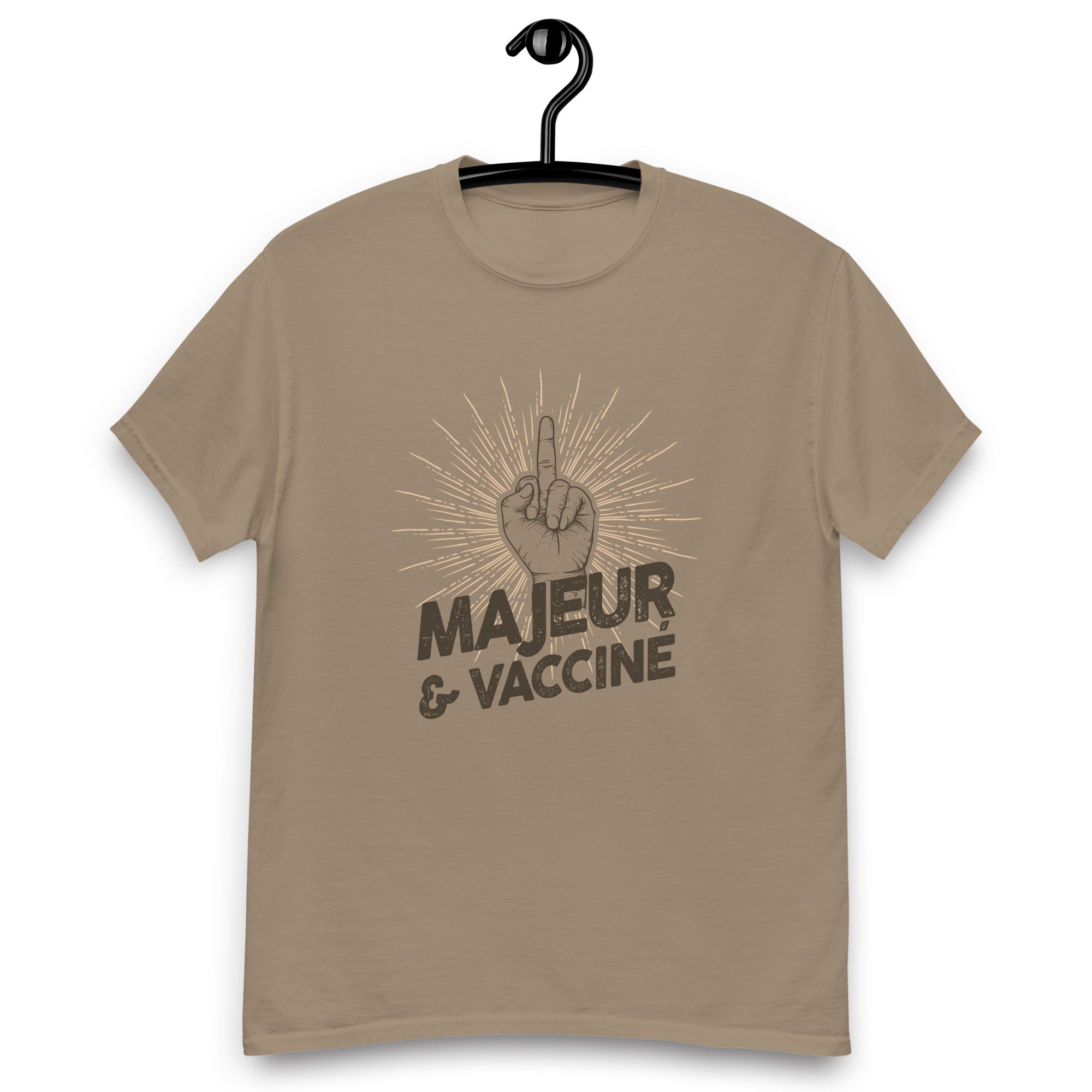 Majeur et vacciné - T-shirt classique unisexe