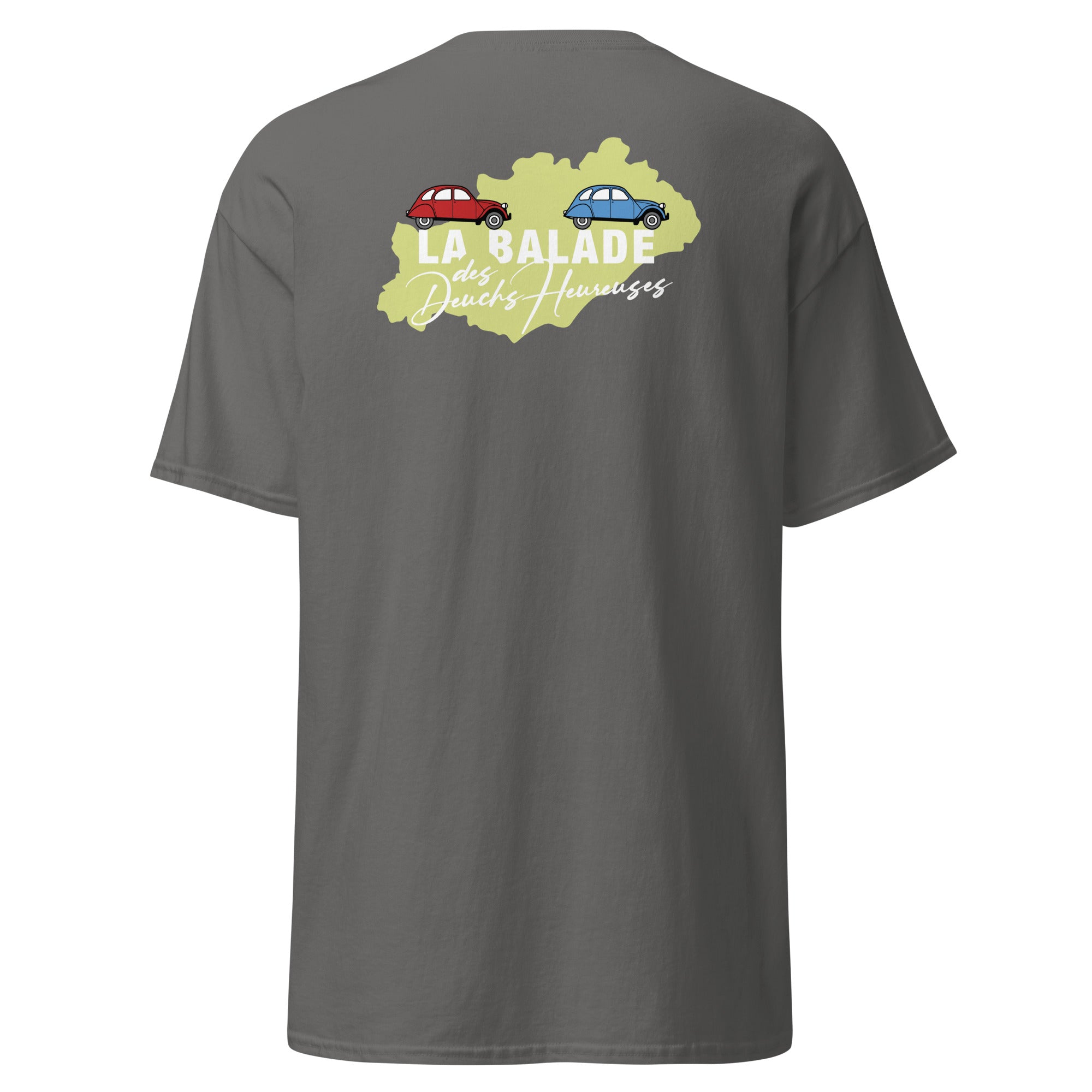 La Balade des Deuchs Heureuses - T-shirt classique unisexe - Coeur et dos