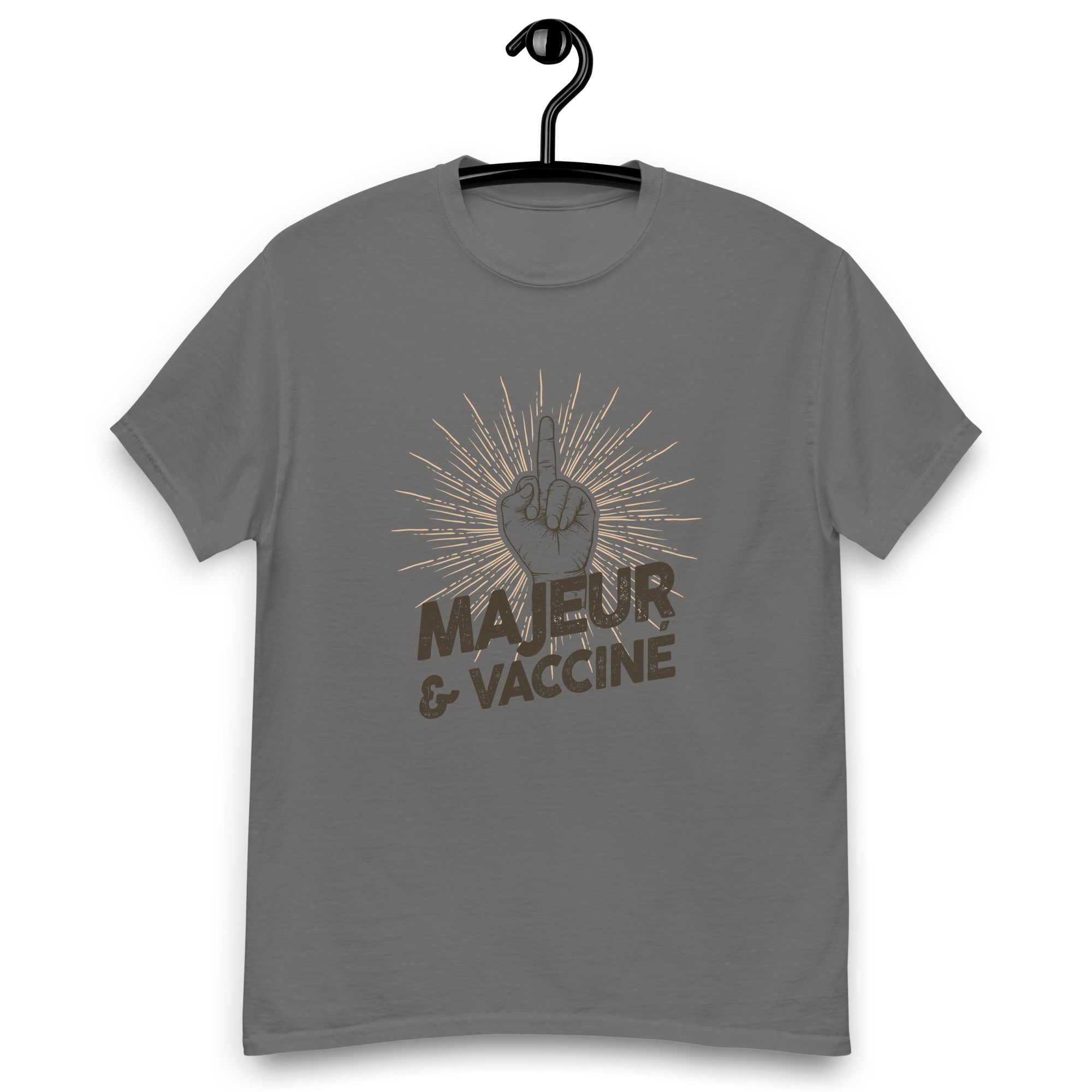 Majeur et vacciné - T-shirt classique unisexe