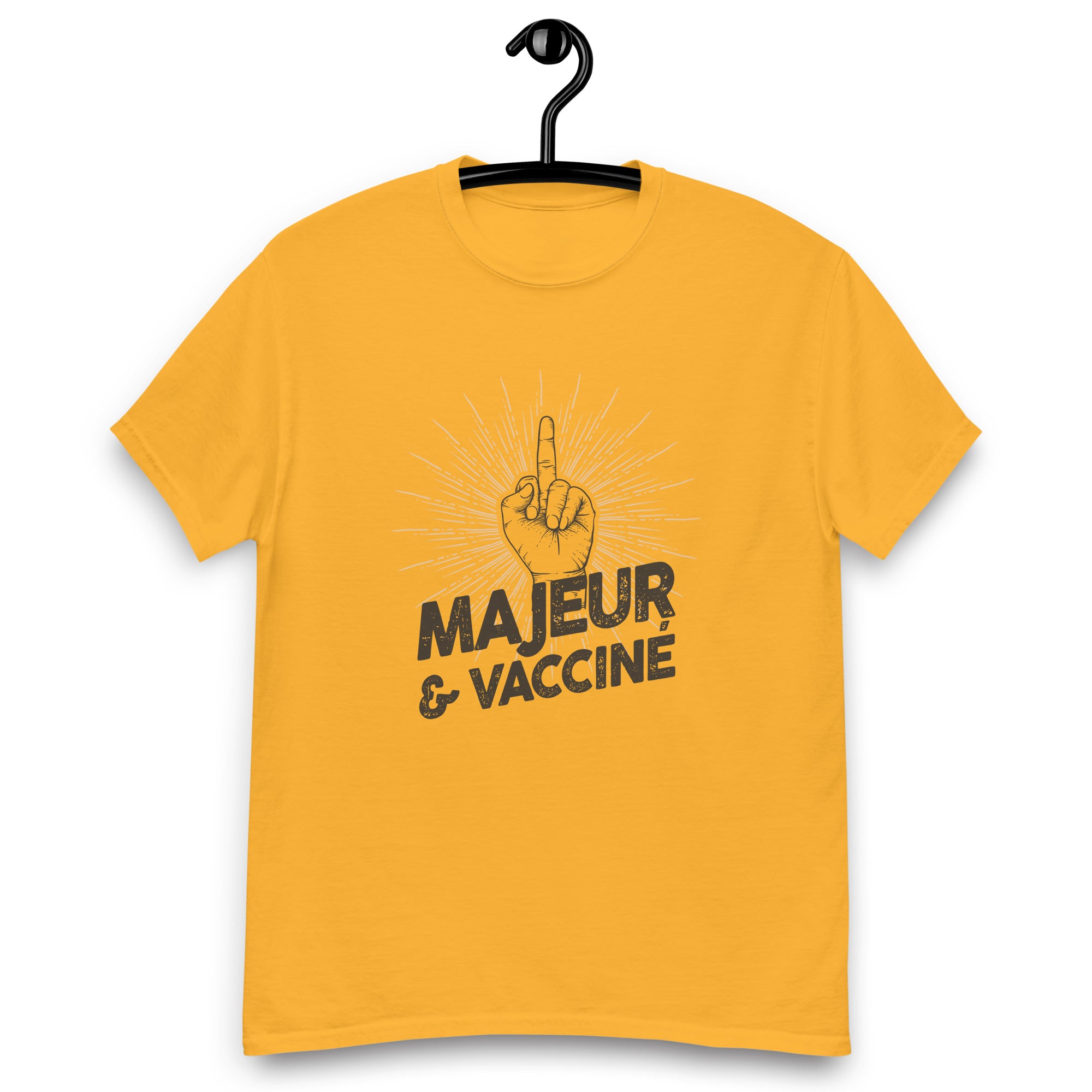 Majeur et vacciné - T-shirt classique unisexe