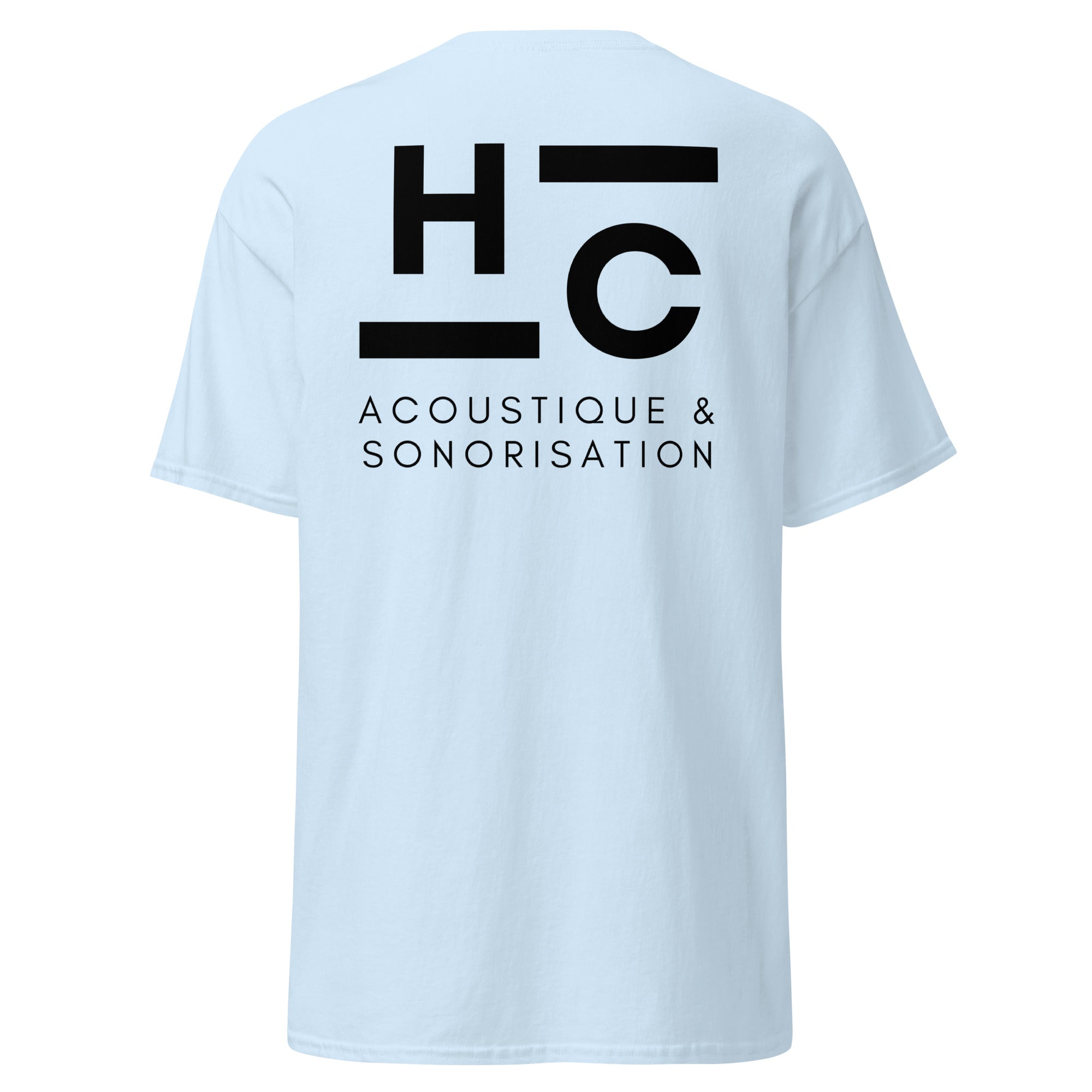 HC Acoustique - T-shirt classique unisexe - Imp. cœur et dos