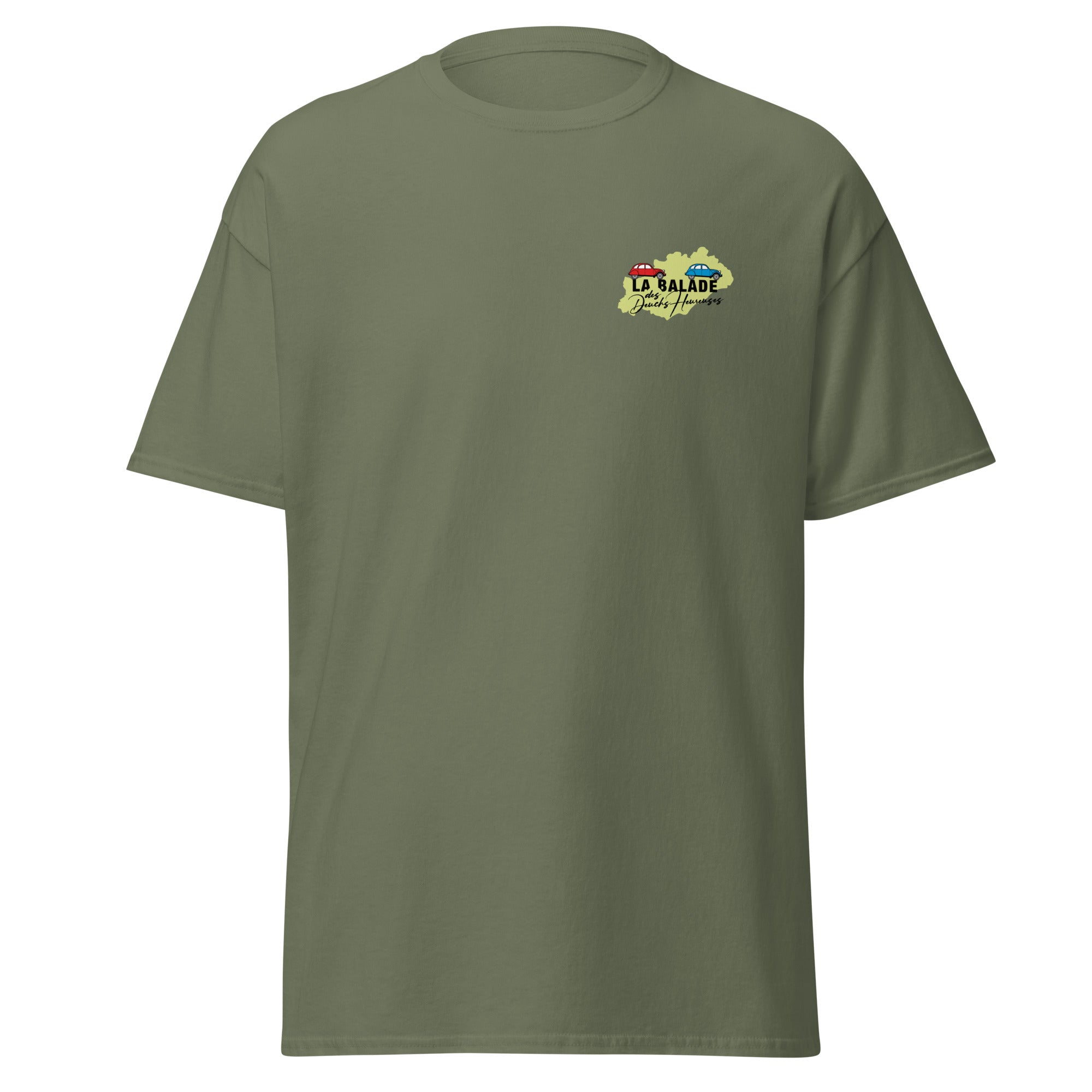 La Balade des Deuchs Heureuses - T-shirt classique unisexe - Coeur et dos