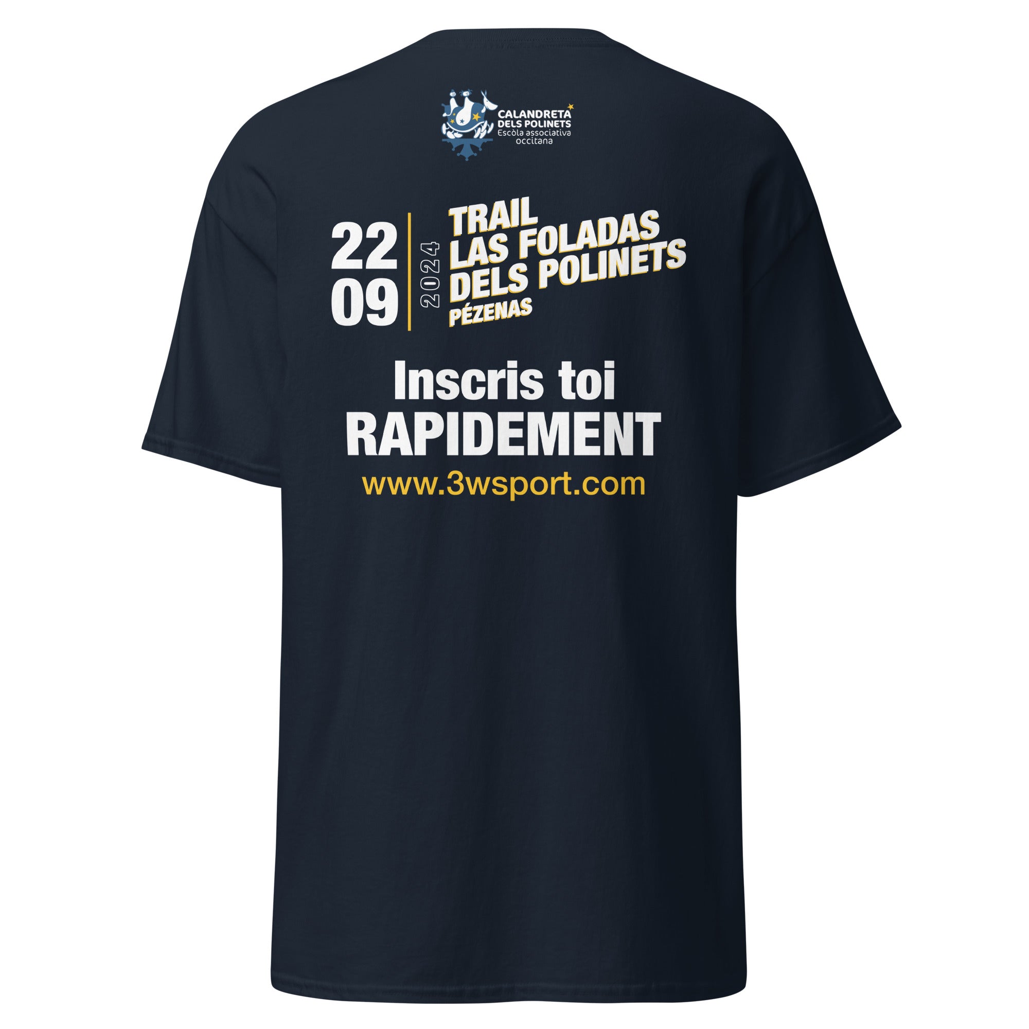Trail Calandreta - T-shirt classique unisexe - Face et dos