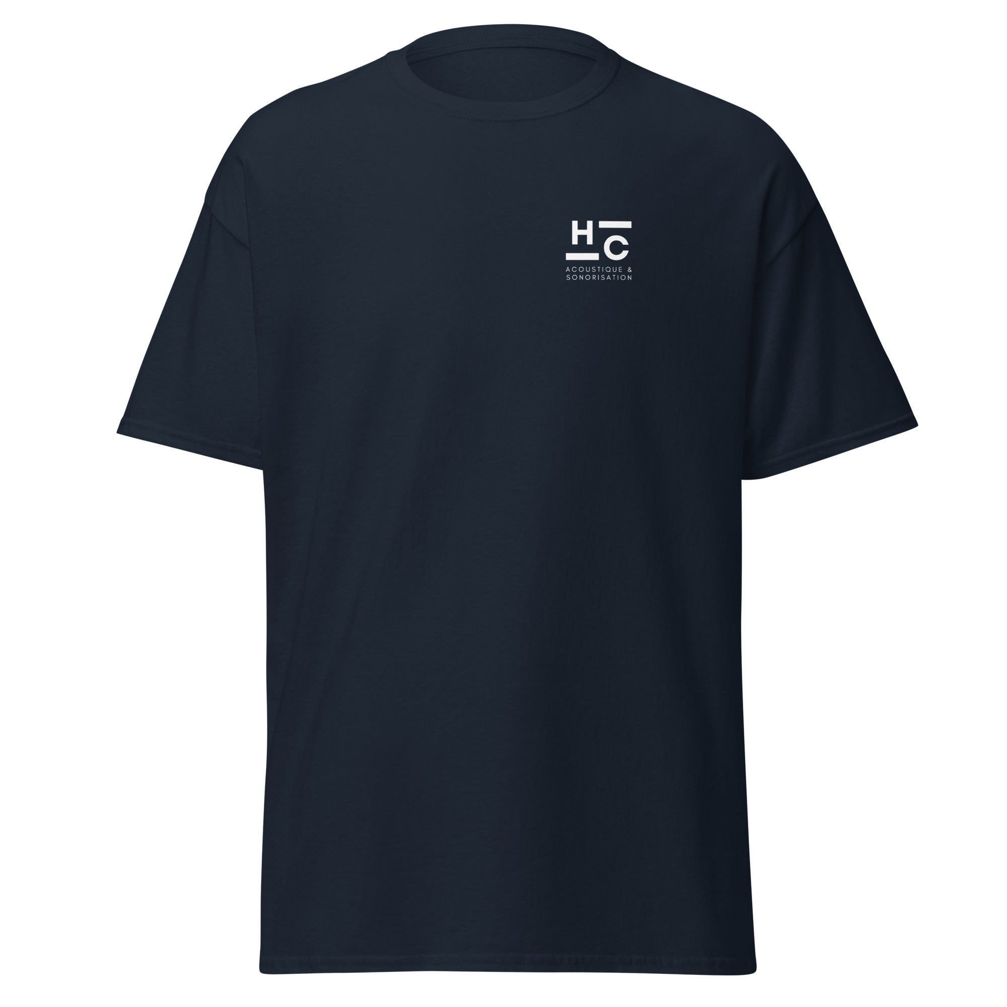 HC Acoustique - T-shirt classique unisexe - Imp. cœur et dos