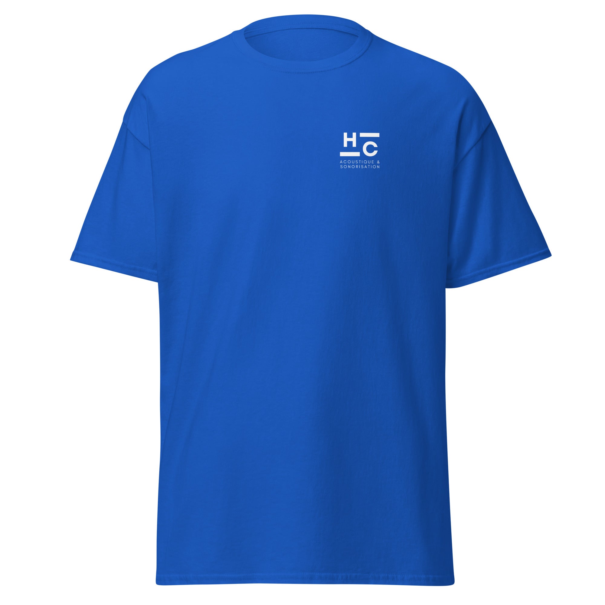 HC Acoustique - T-shirt classique unisexe - Imp. cœur et dos
