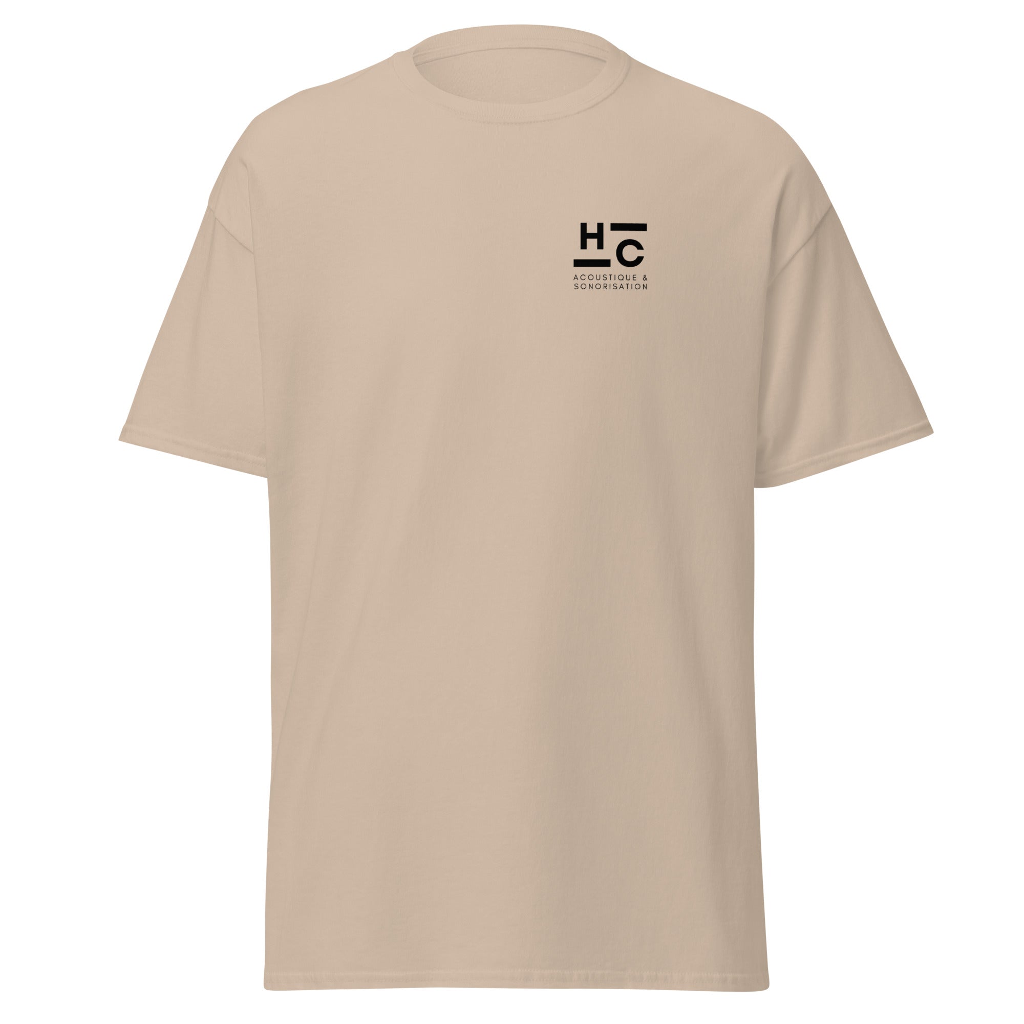 HC Acoustique - T-shirt classique unisexe - Imp. cœur et dos