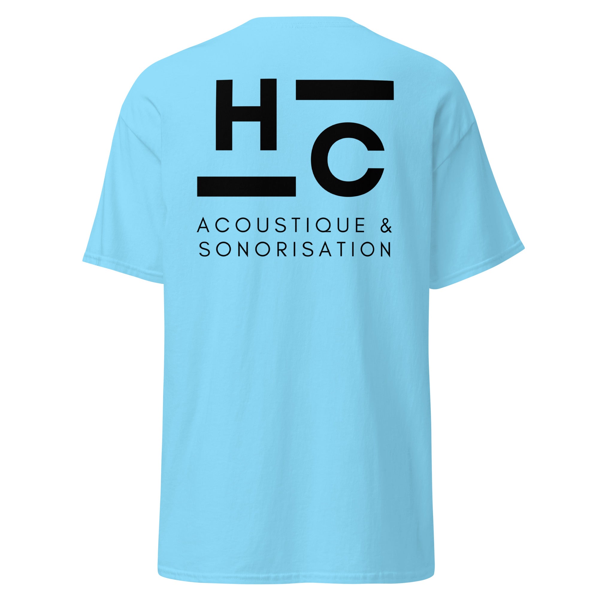 HC Acoustique - T-shirt classique unisexe - Imp. cœur et dos