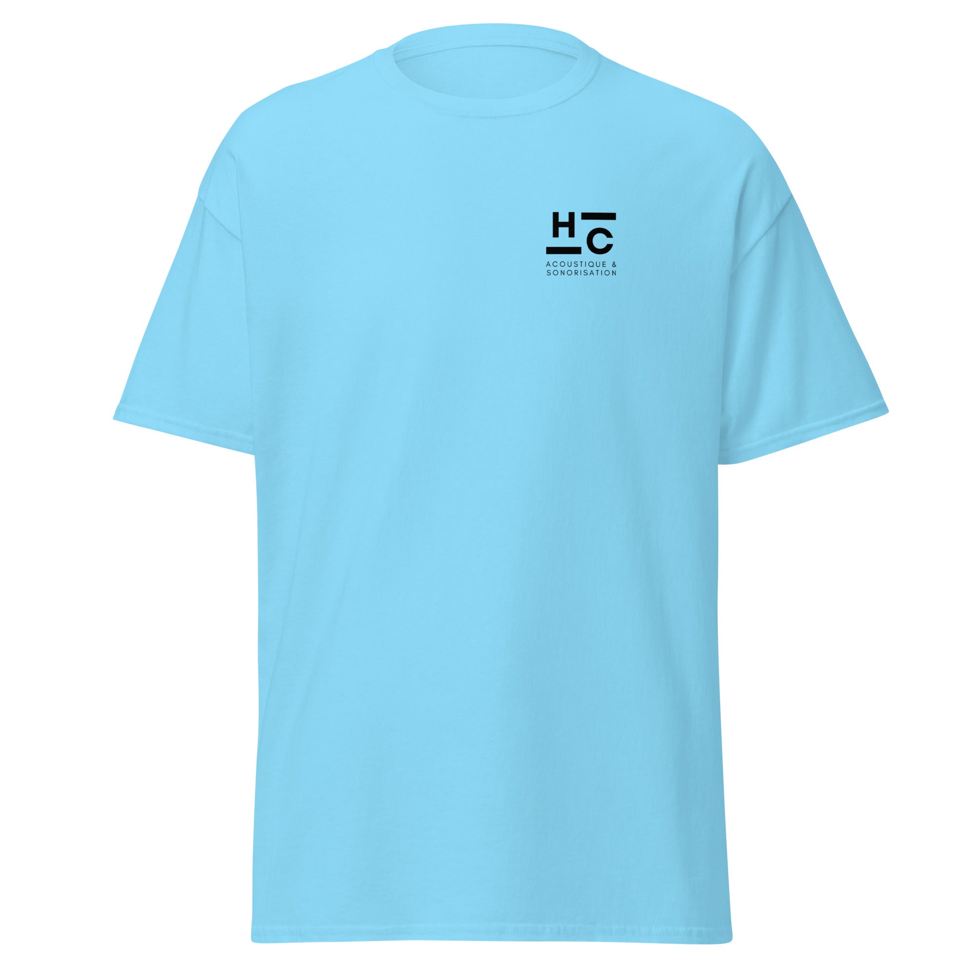 HC Acoustique - T-shirt classique unisexe - Imp. cœur et dos