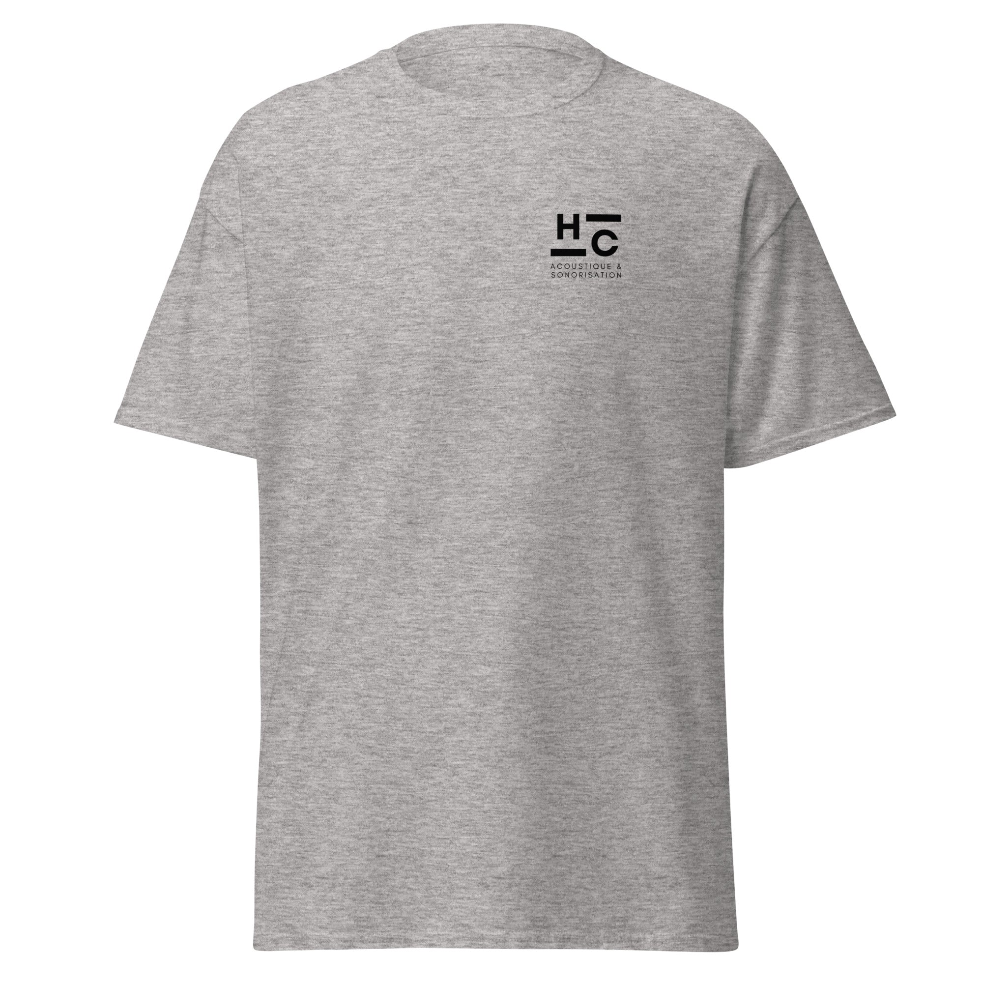 HC Acoustique - T-shirt classique unisexe - Imp. cœur et dos