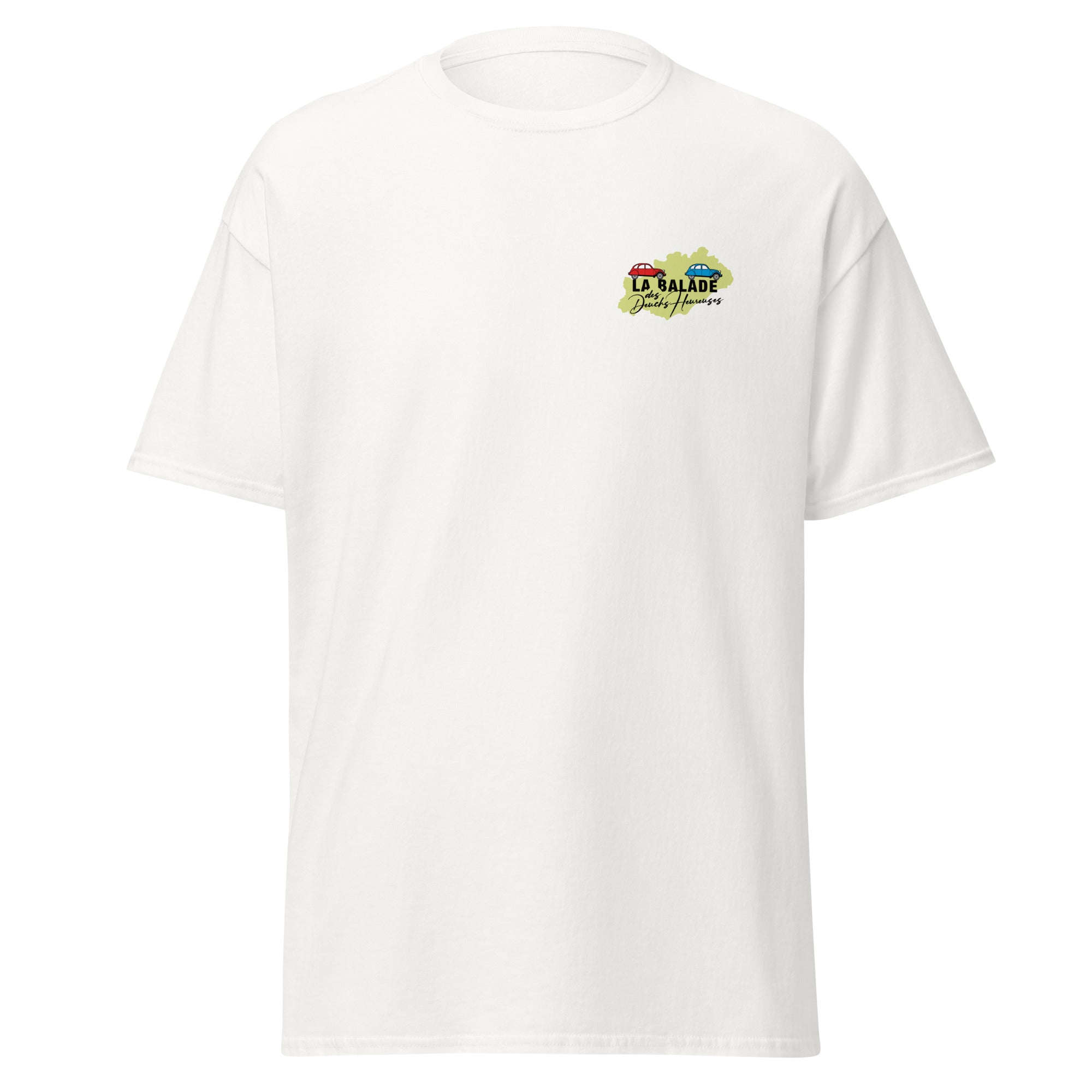 La Balade des Deuchs Heureuses - T-shirt classique unisexe - Coeur et dos