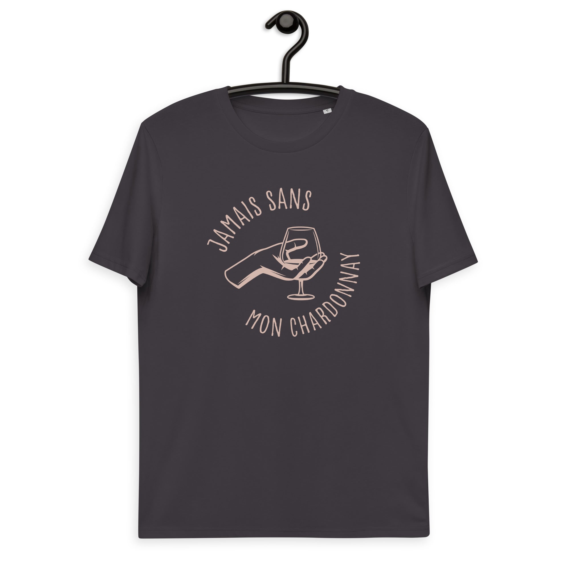 Jamais sans mon chardonnay - T-shirt unisexe en coton biologique