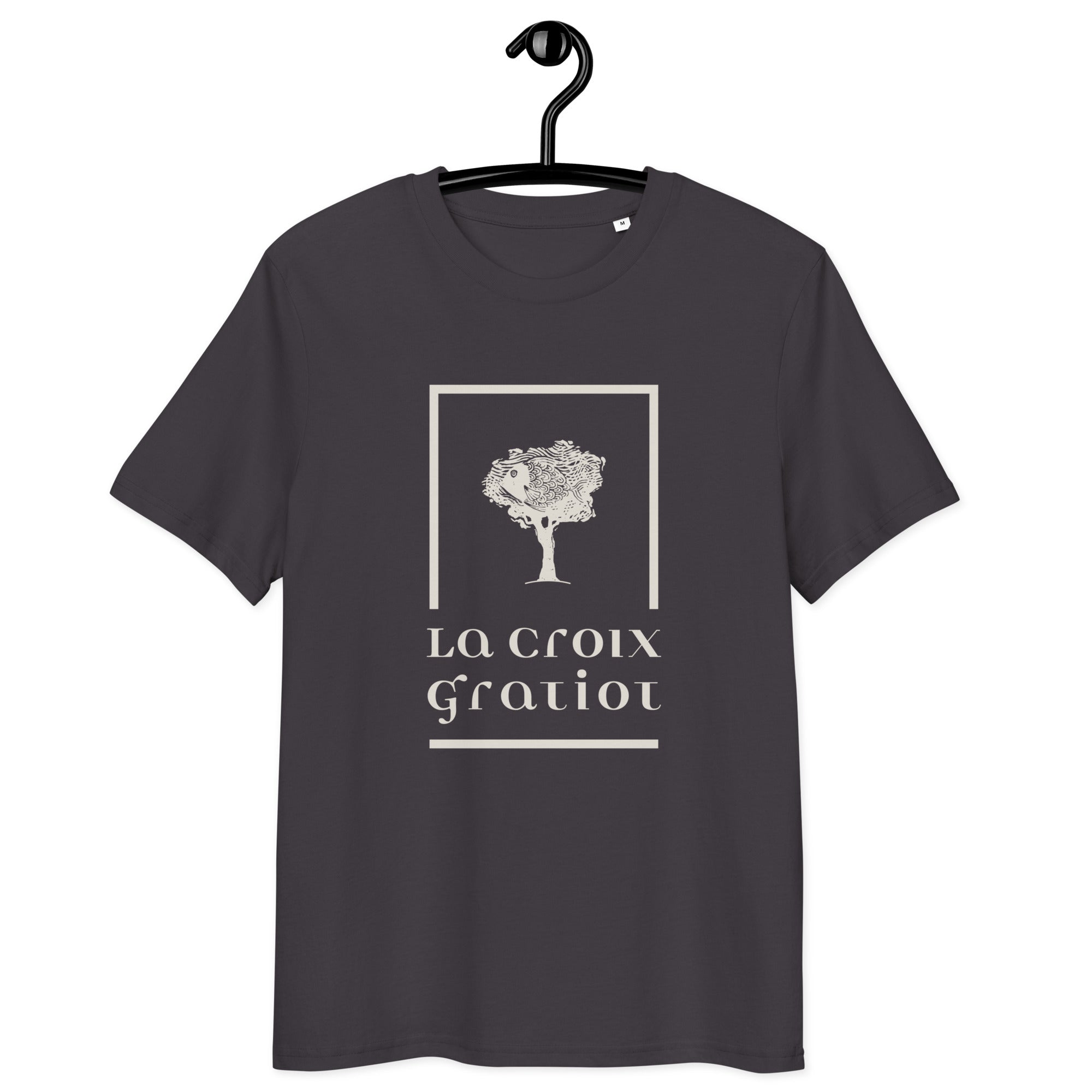 La Croix Gratiot - T-shirt unisexe en coton biologique - Imp. Coeur uniquement
