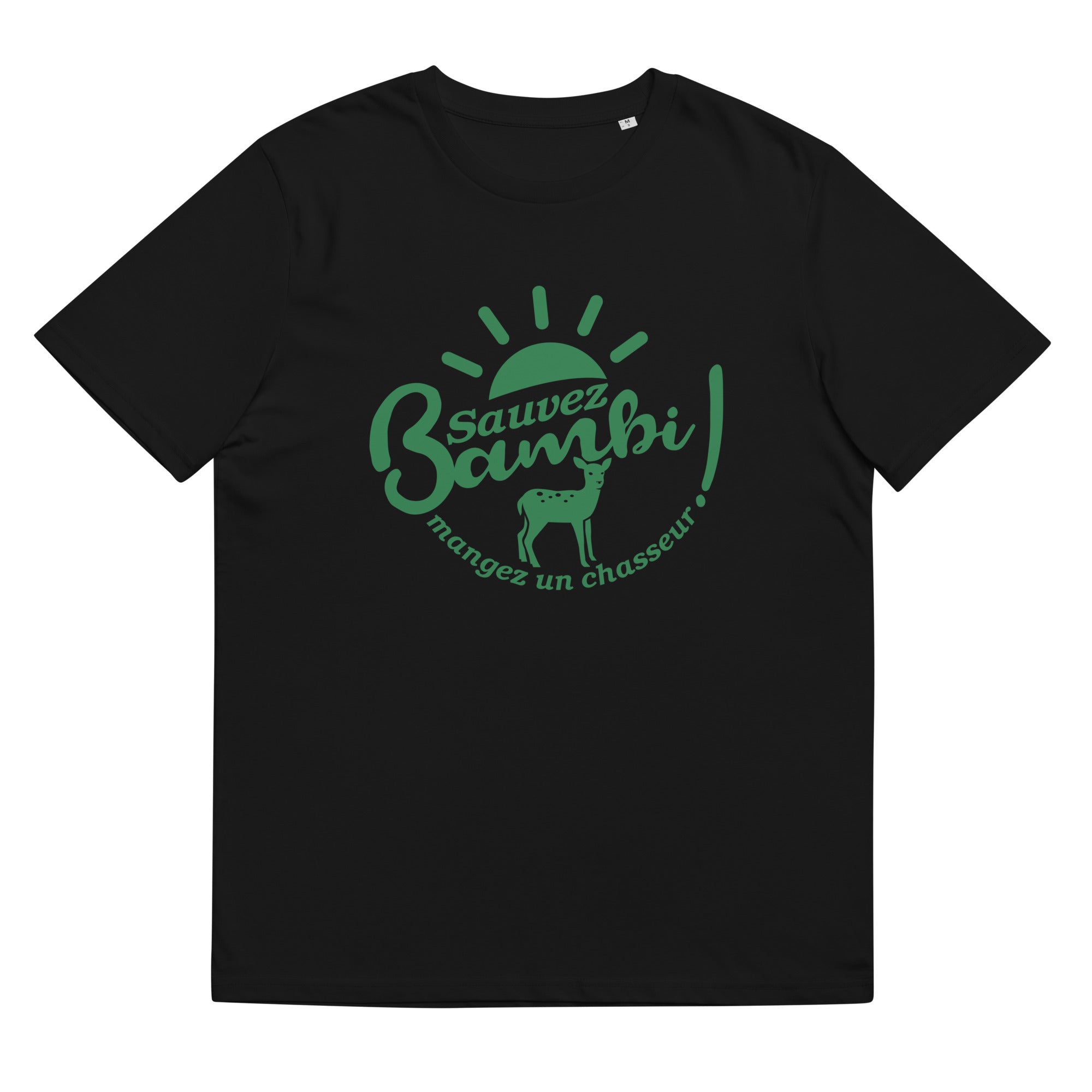 Sauvez Bambi - T-shirt unisexe en coton biologique