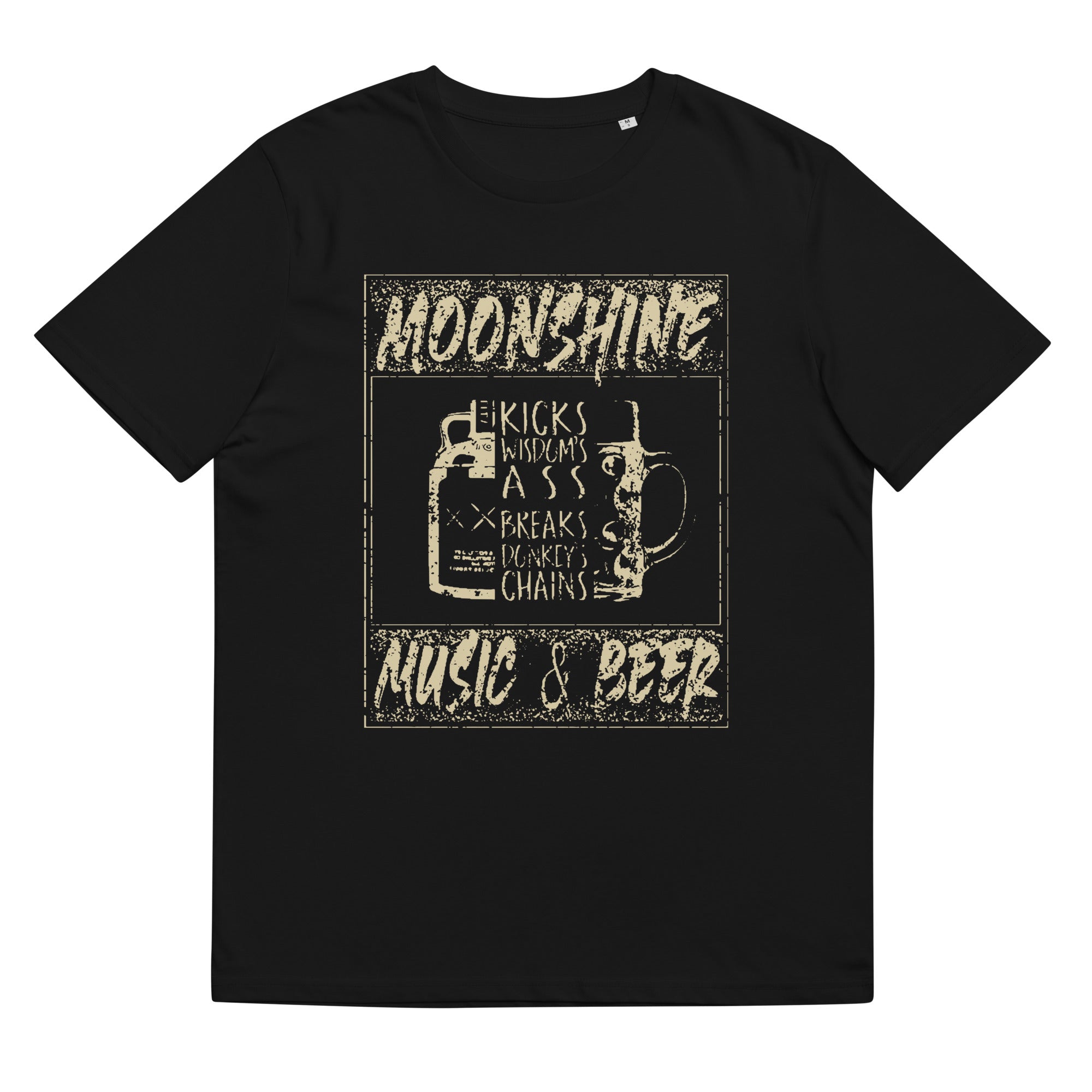 Luke L Duke - Moonshine - T-shirt unisexe en coton biologique
