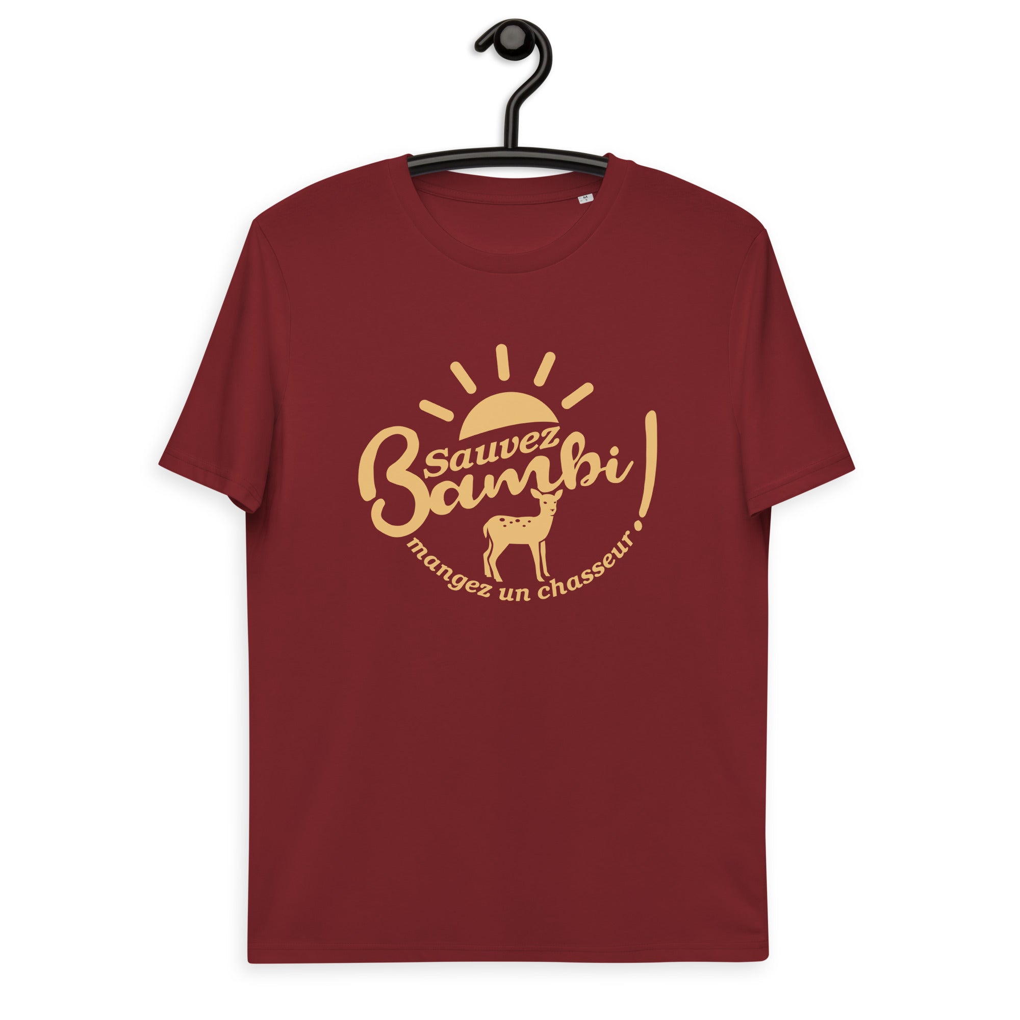 Sauvez Bambi - T-shirt unisexe en coton biologique
