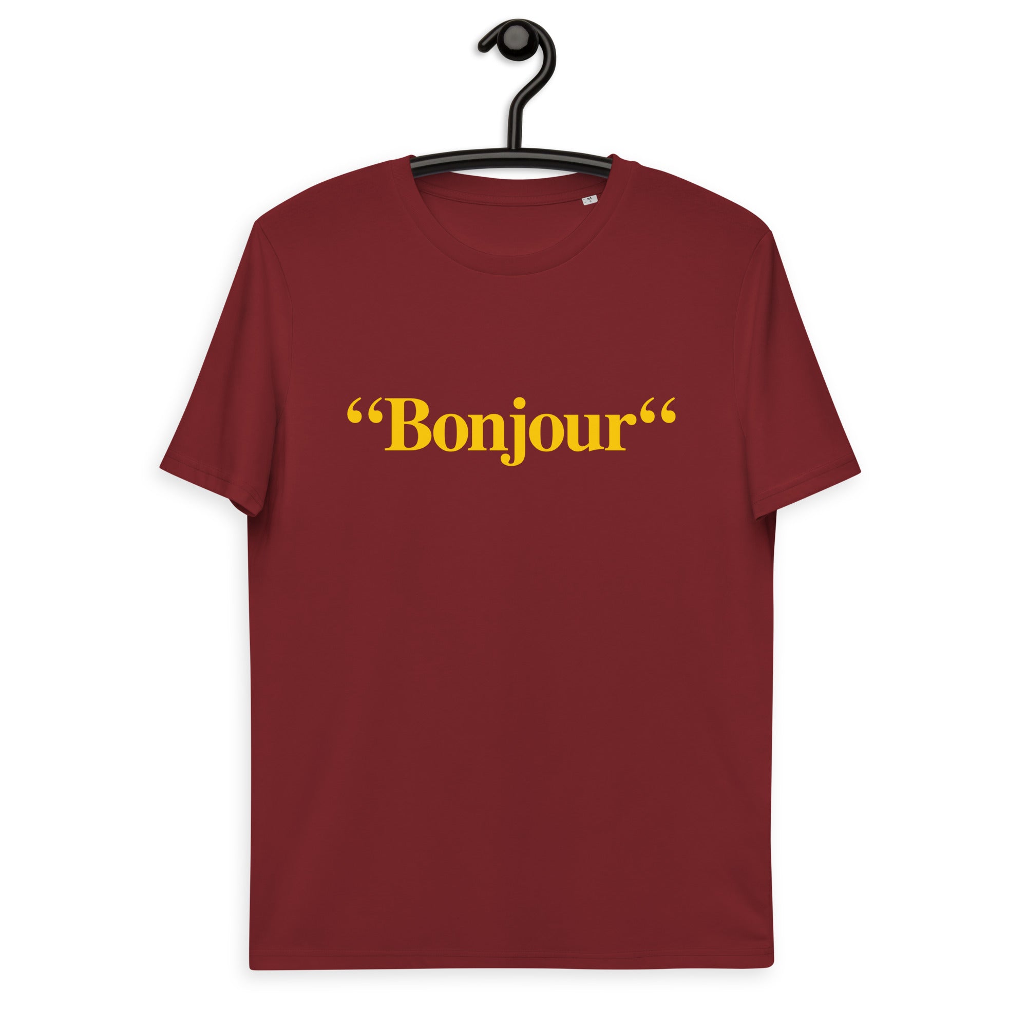 "Bonjour" - T-shirt unisexe en coton biologique