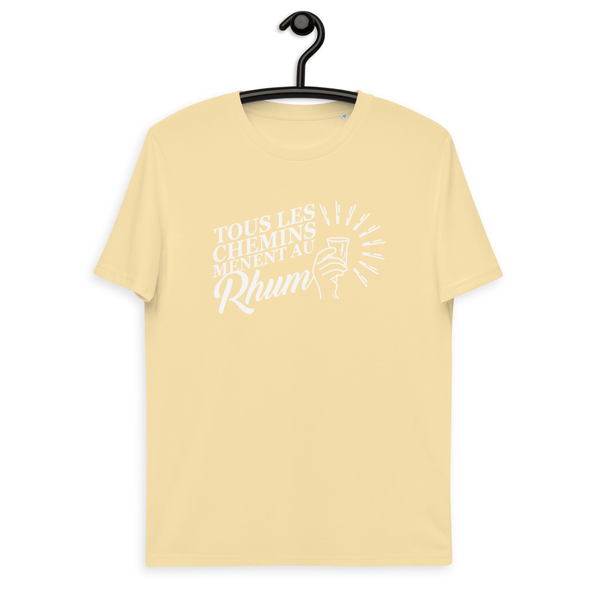 Tous les chemins mènent au Rhum - T-shirt unisexe en coton biologique