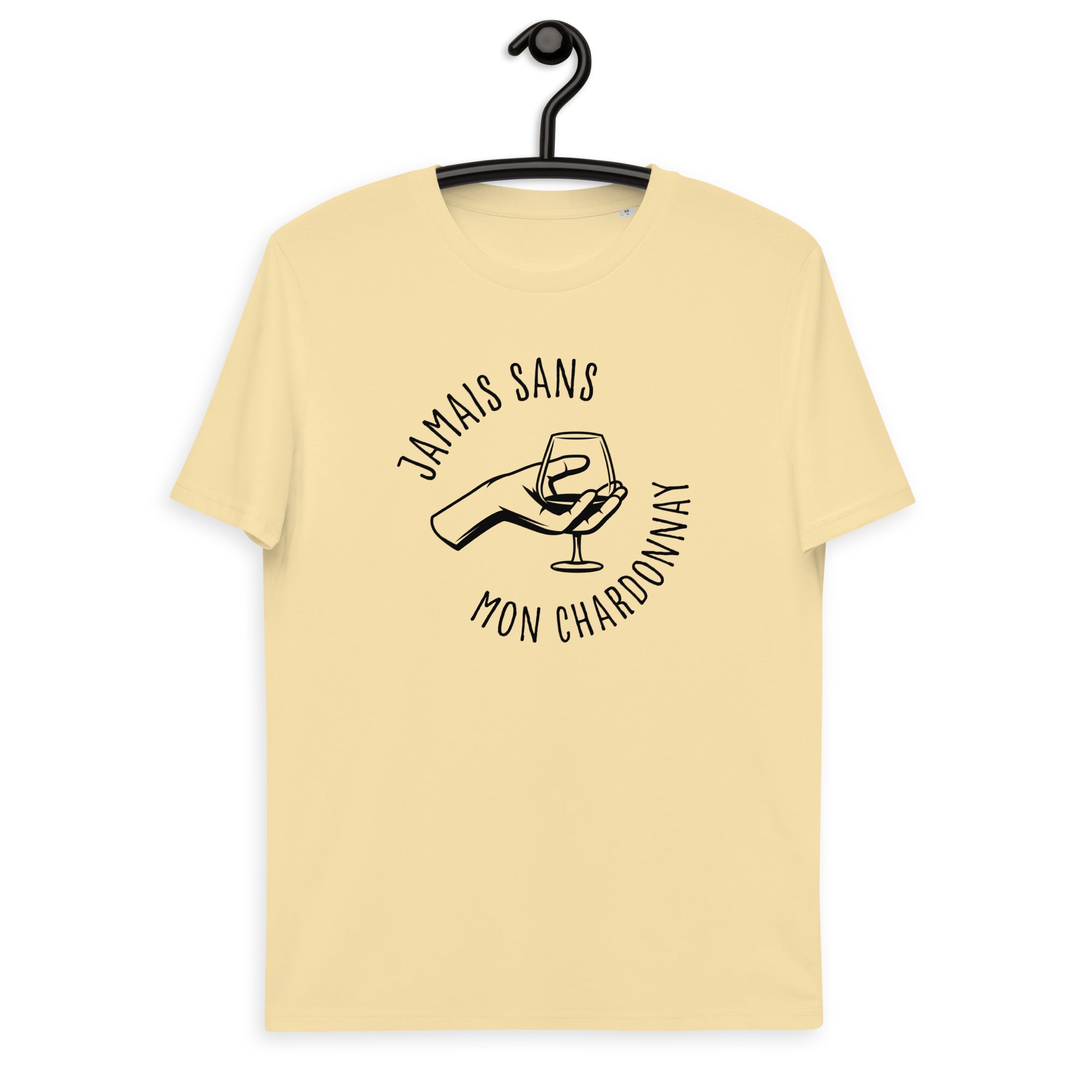 Jamais sans mon chardonnay - T-shirt unisexe en coton biologique