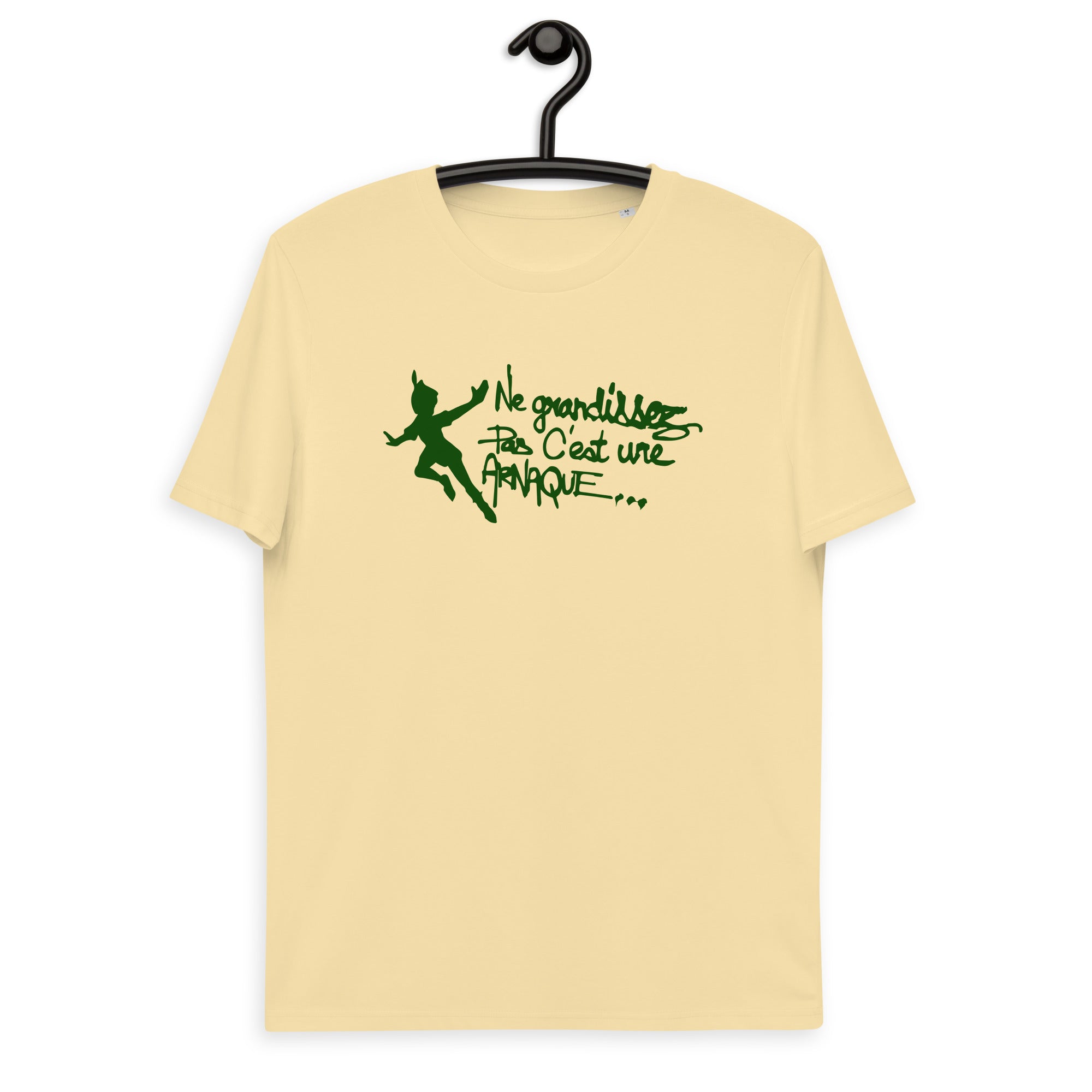 Ne grandissez pas - T-shirt unisexe en coton biologique