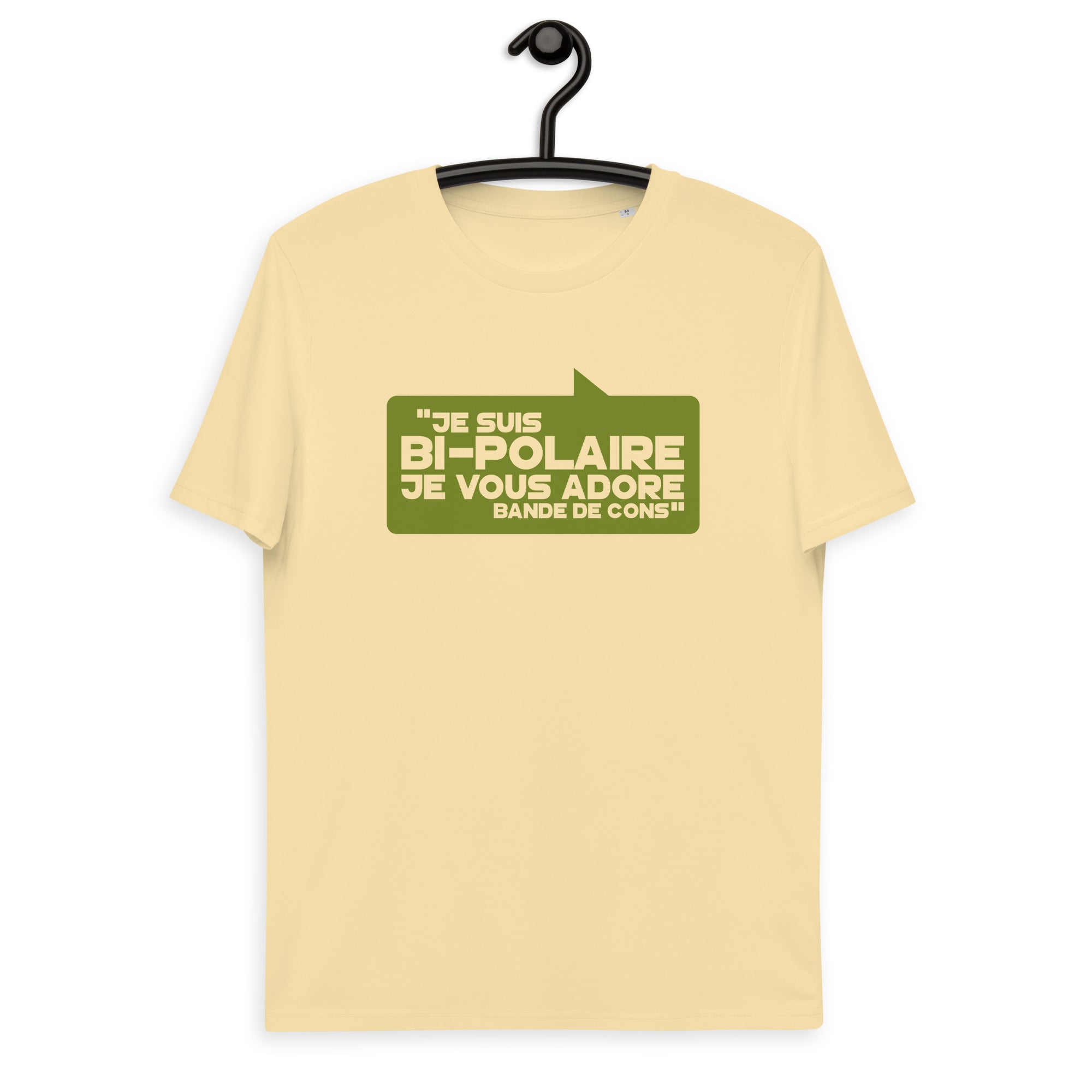 Je suis bipolaire - T-shirt unisexe en coton biologique
