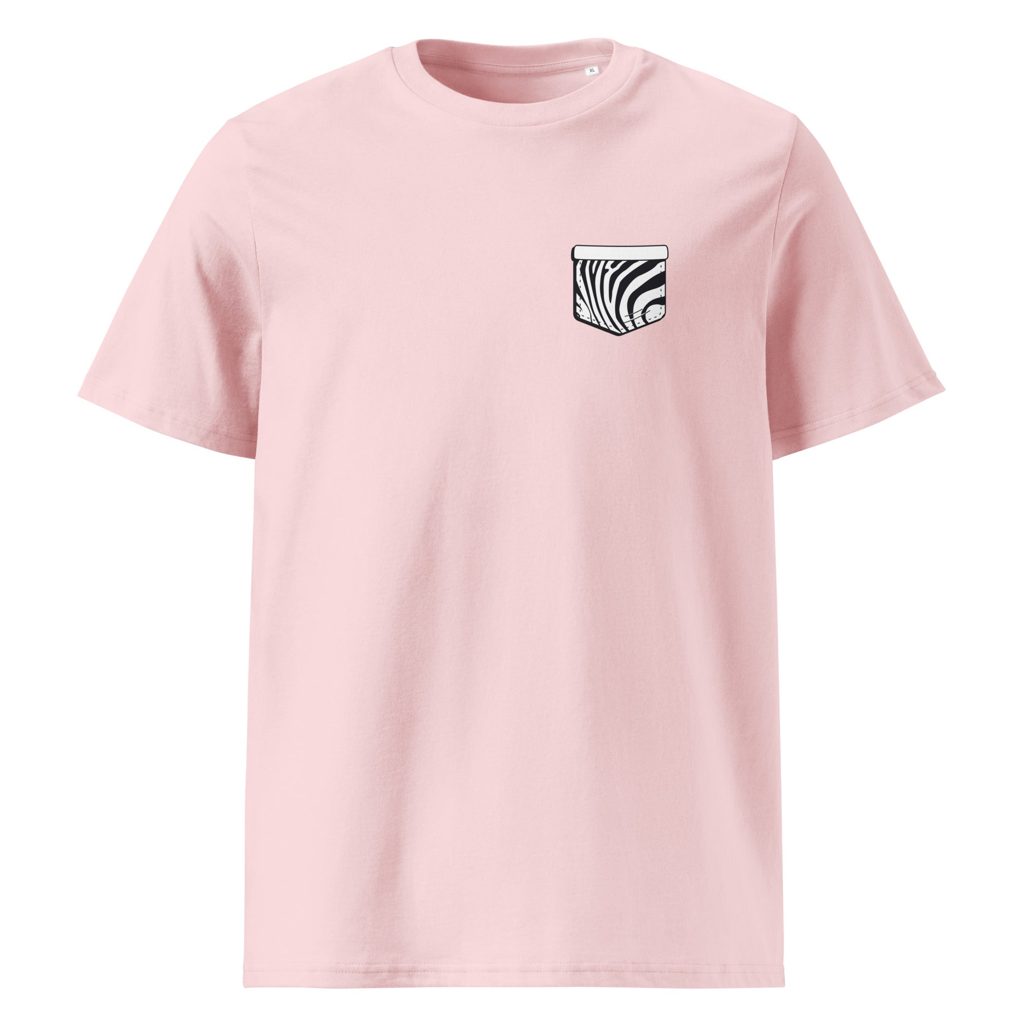 Zebre Pocket - T-shirt unisexe en coton biologique